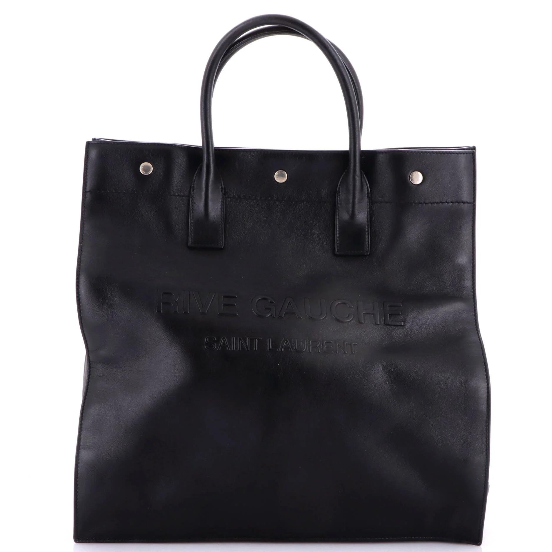 Leather tote