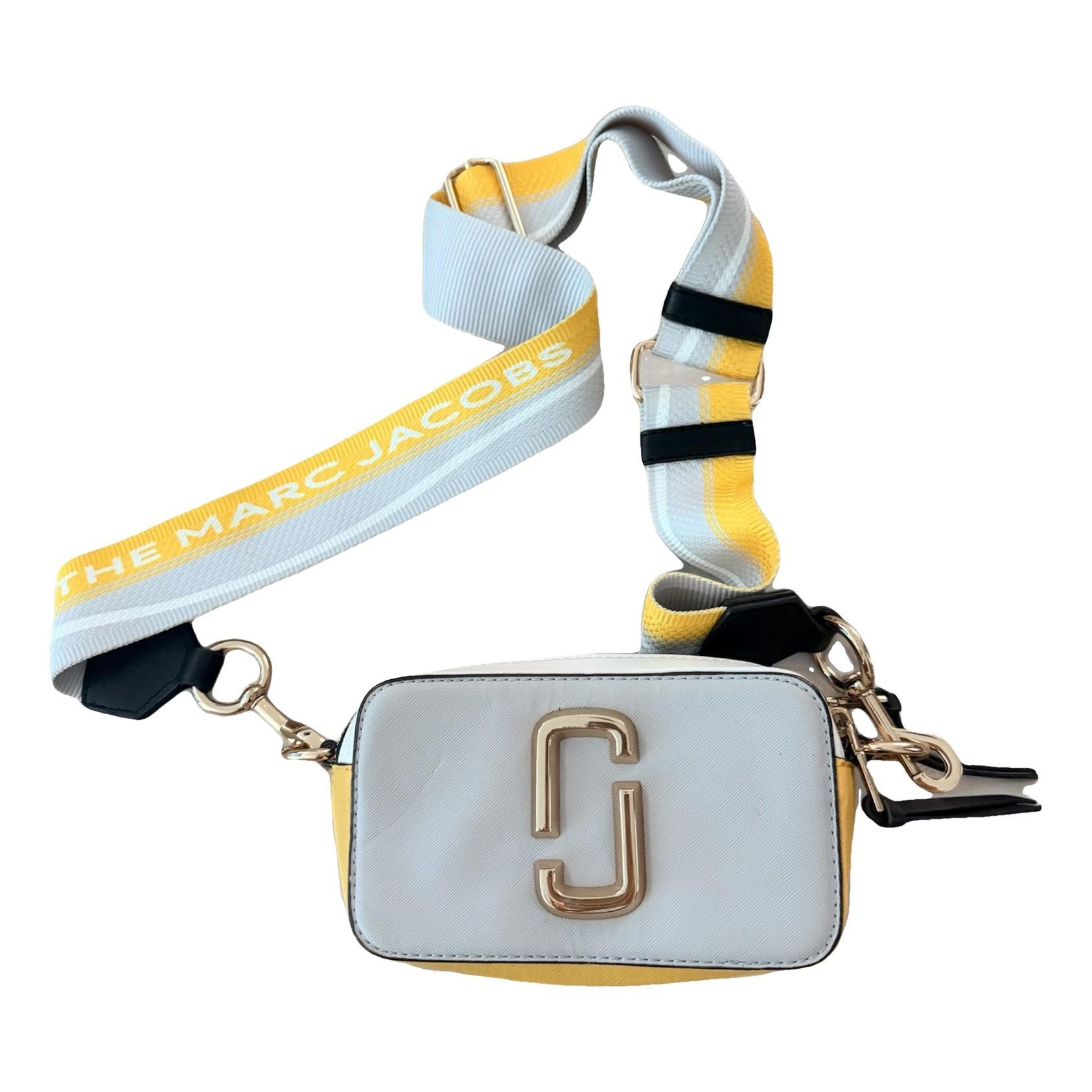 Snapshot leather clutch bag