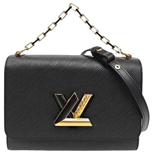 Twist leather handbag