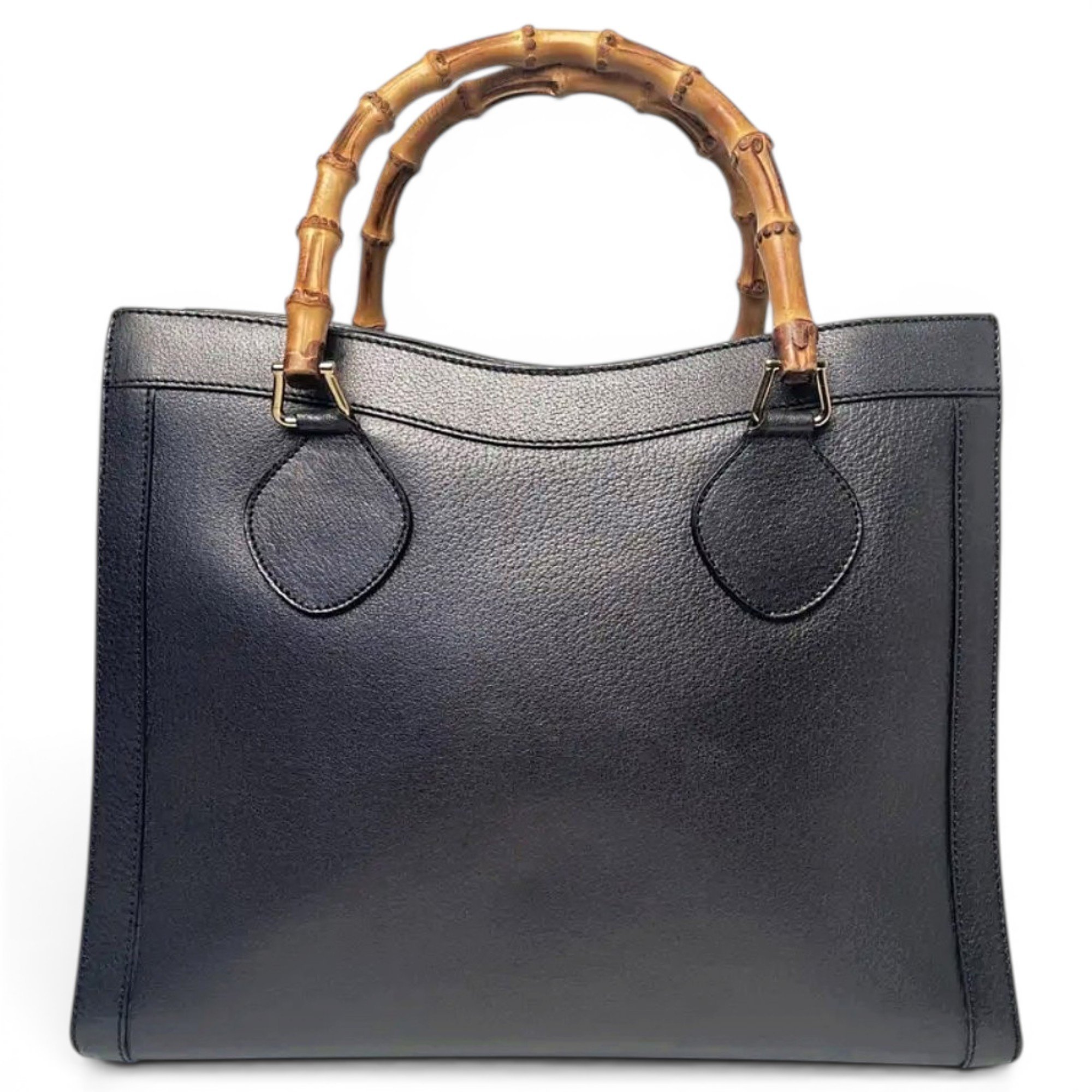 Diana Bamboo leather handbag