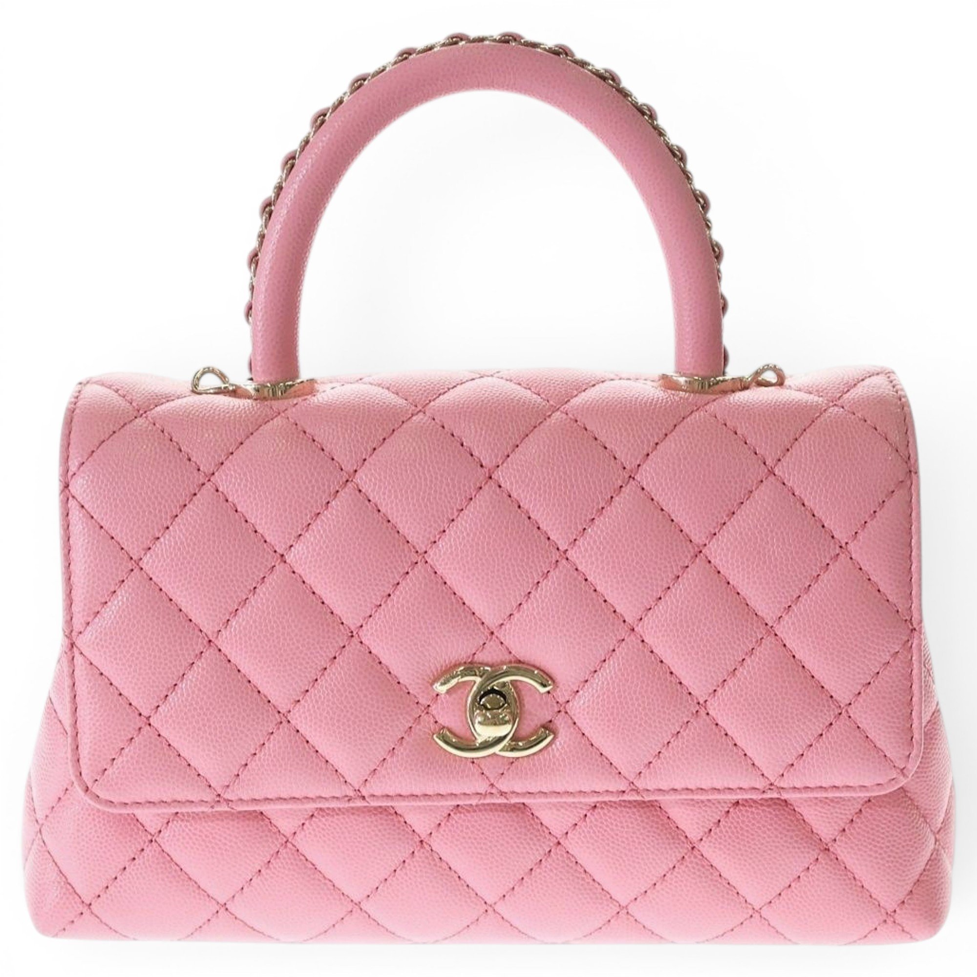 Coco Handle leather handbag