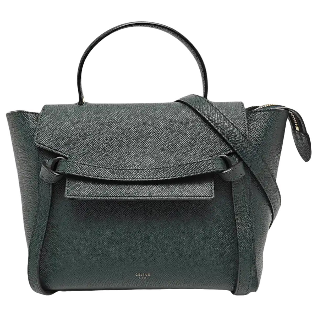Belt leather handbag
