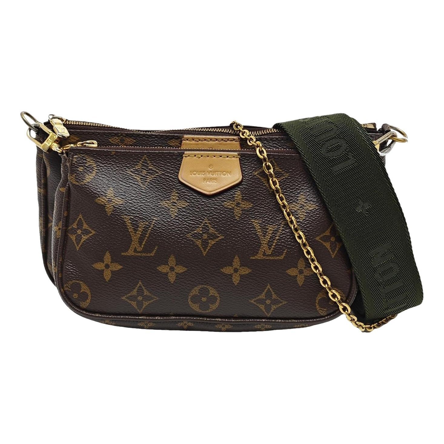 Maxi Multi Pochette Accessoires leather handbag