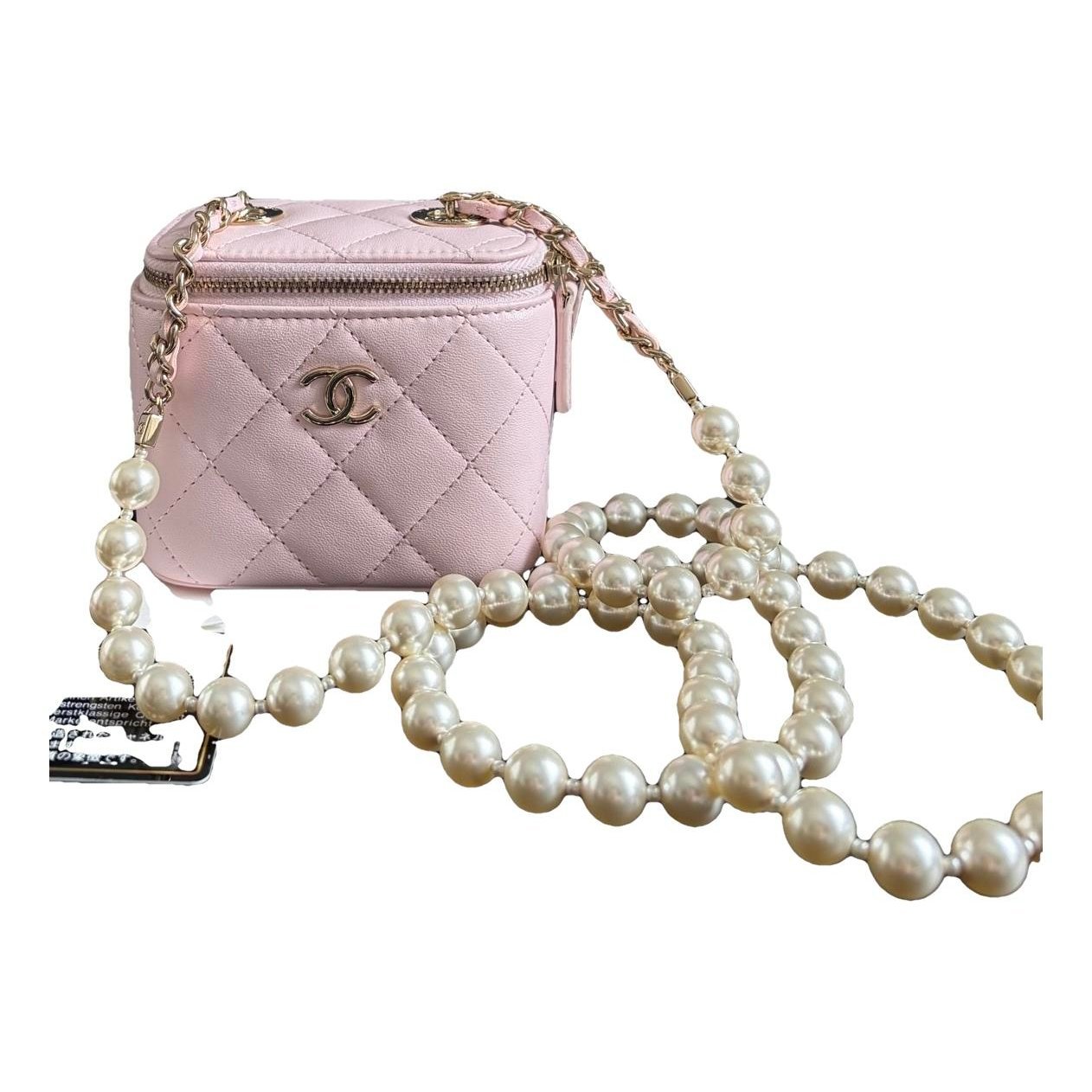 Trendy CC Vanity leather handbag