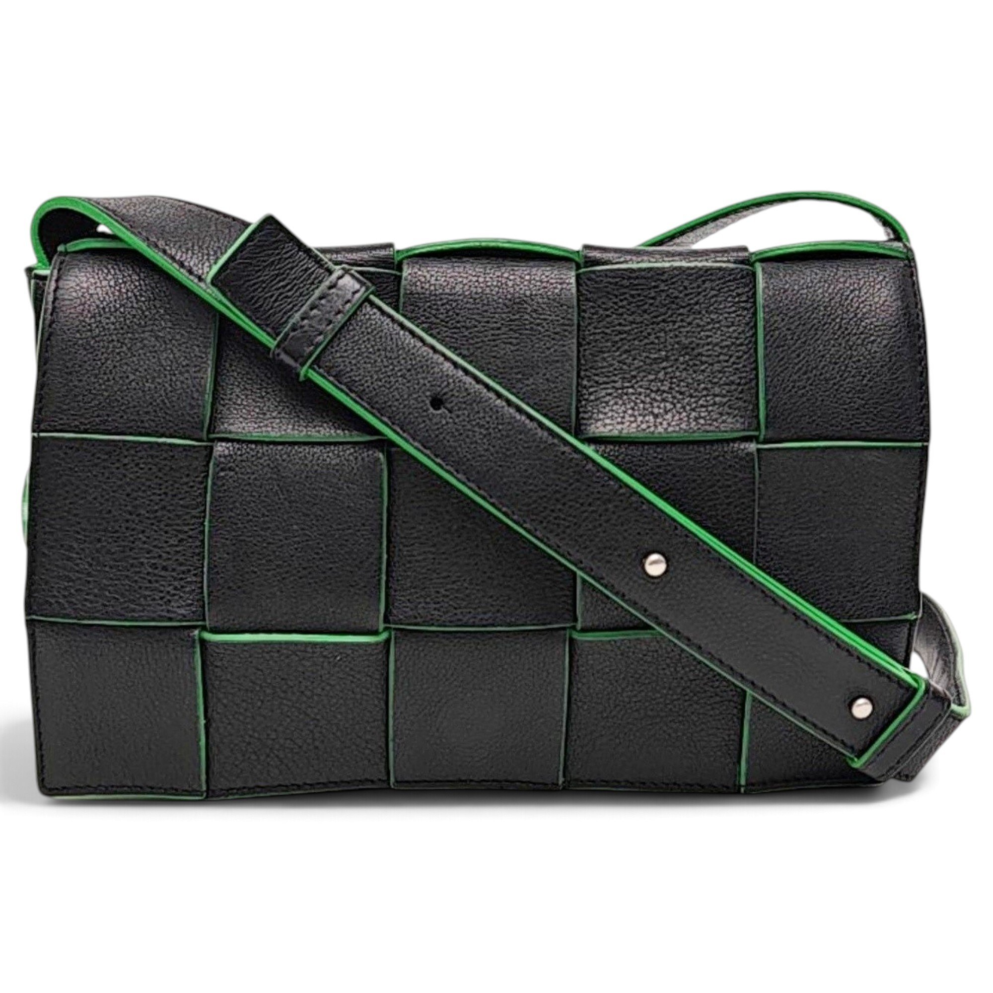 Brick Cassette leather handbag