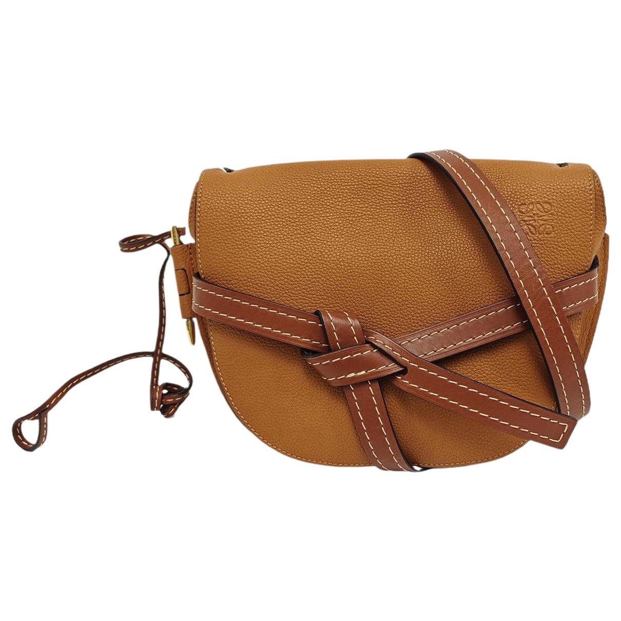 Gate leather crossbody bag