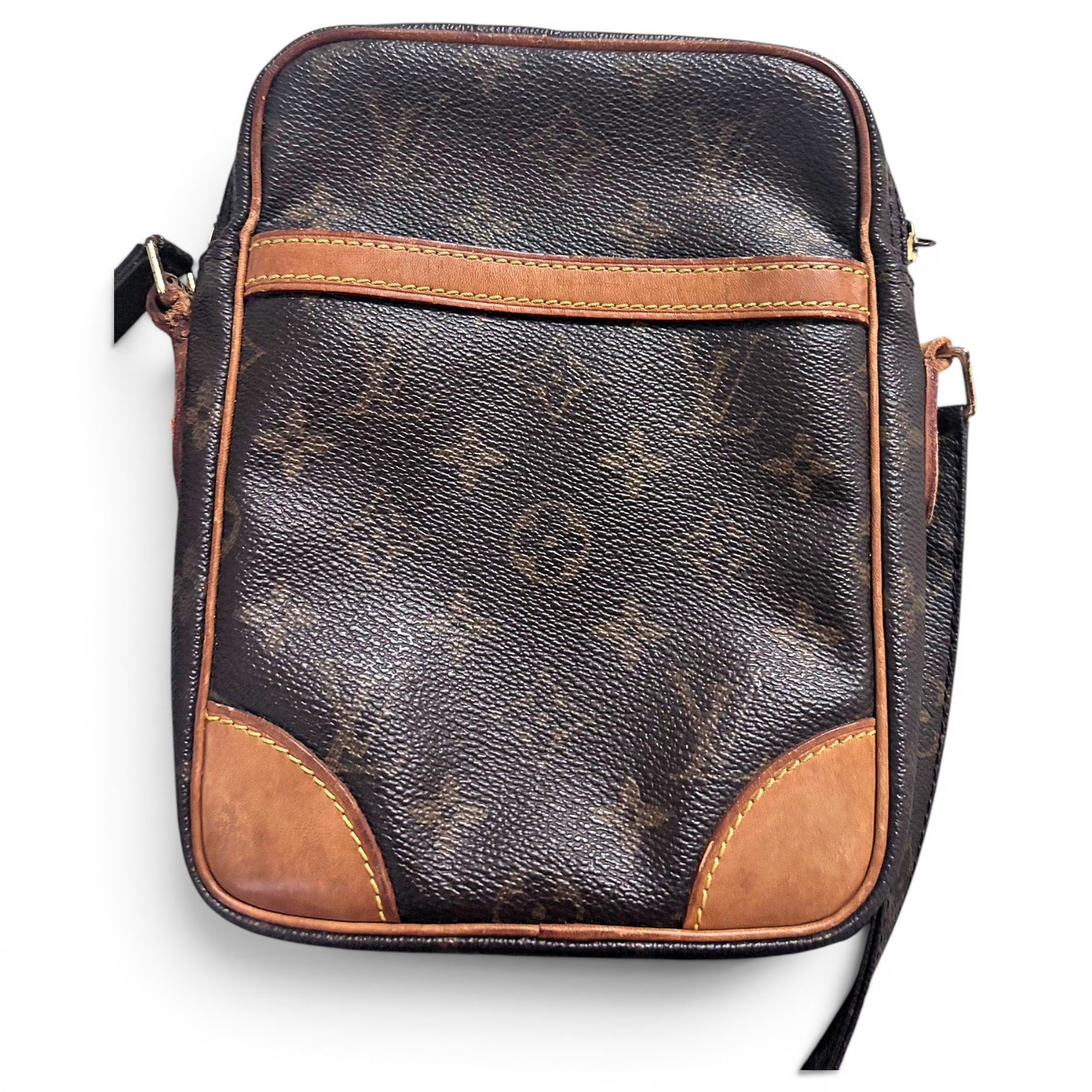 Danube leather crossbody bag