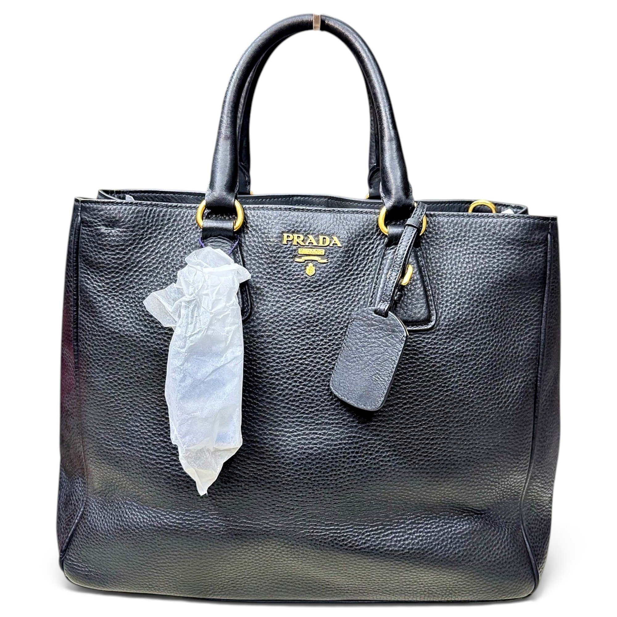 Leather tote