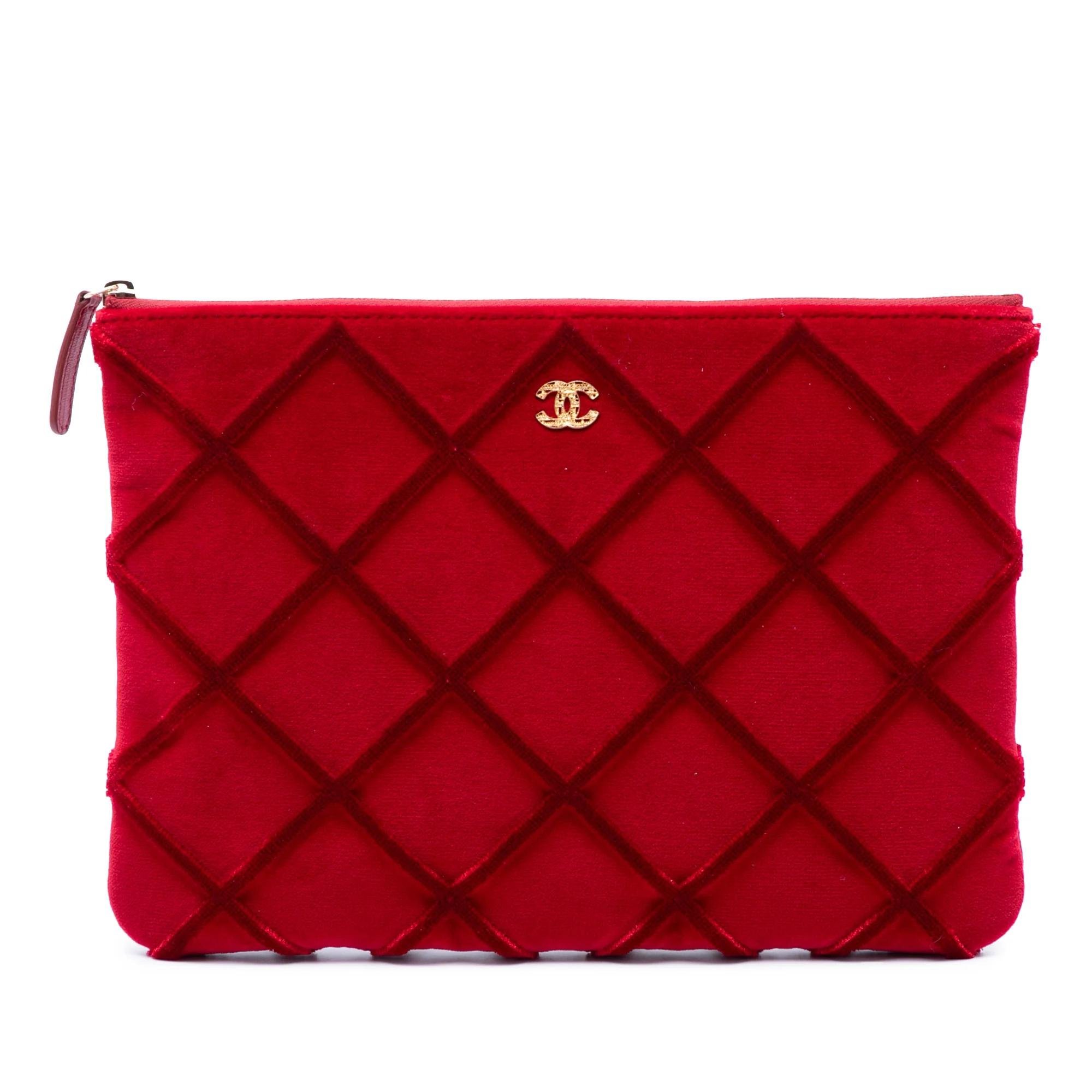 Velvet handbag