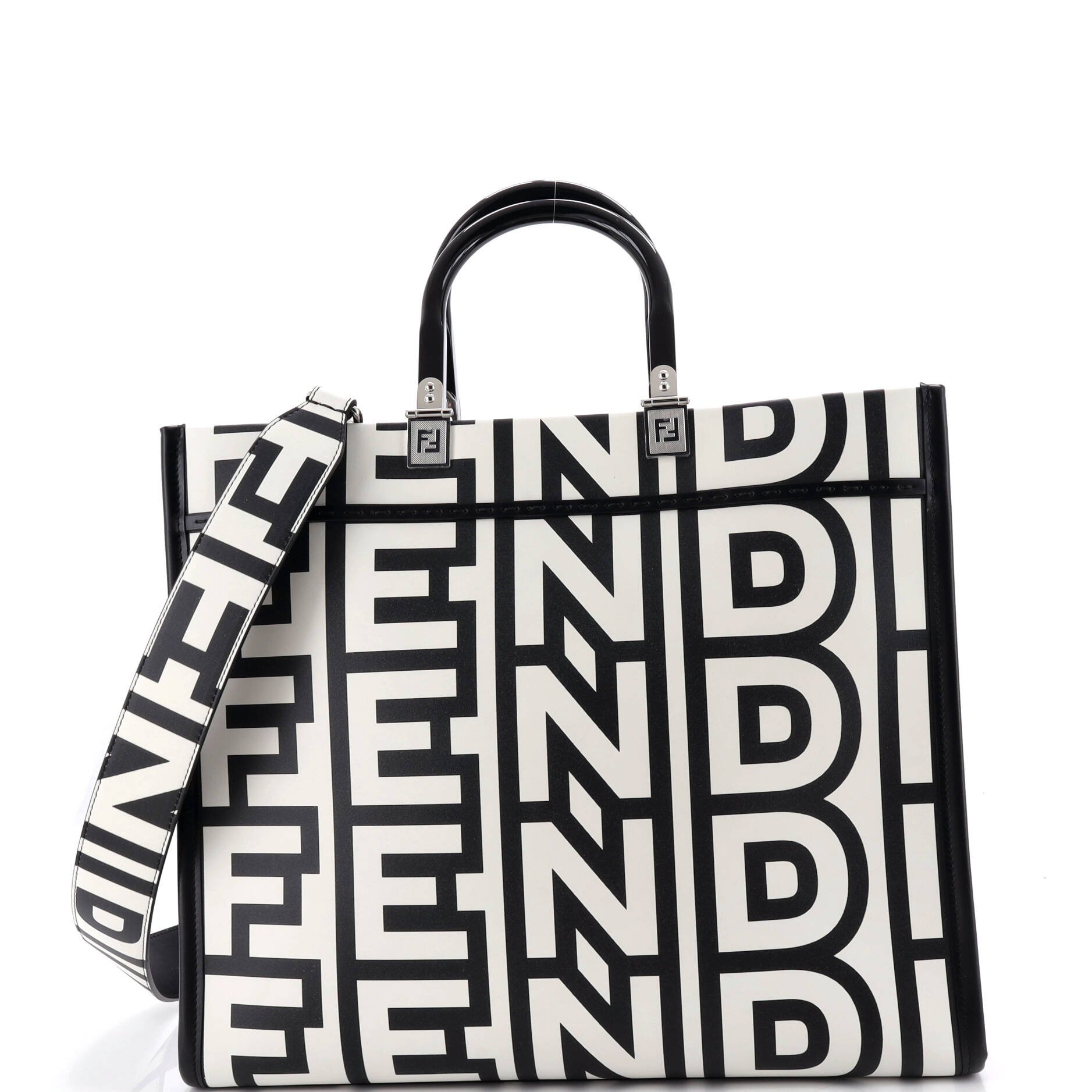x Marc Jacobs Sunshine Shopper Tote Printed Leather Medium