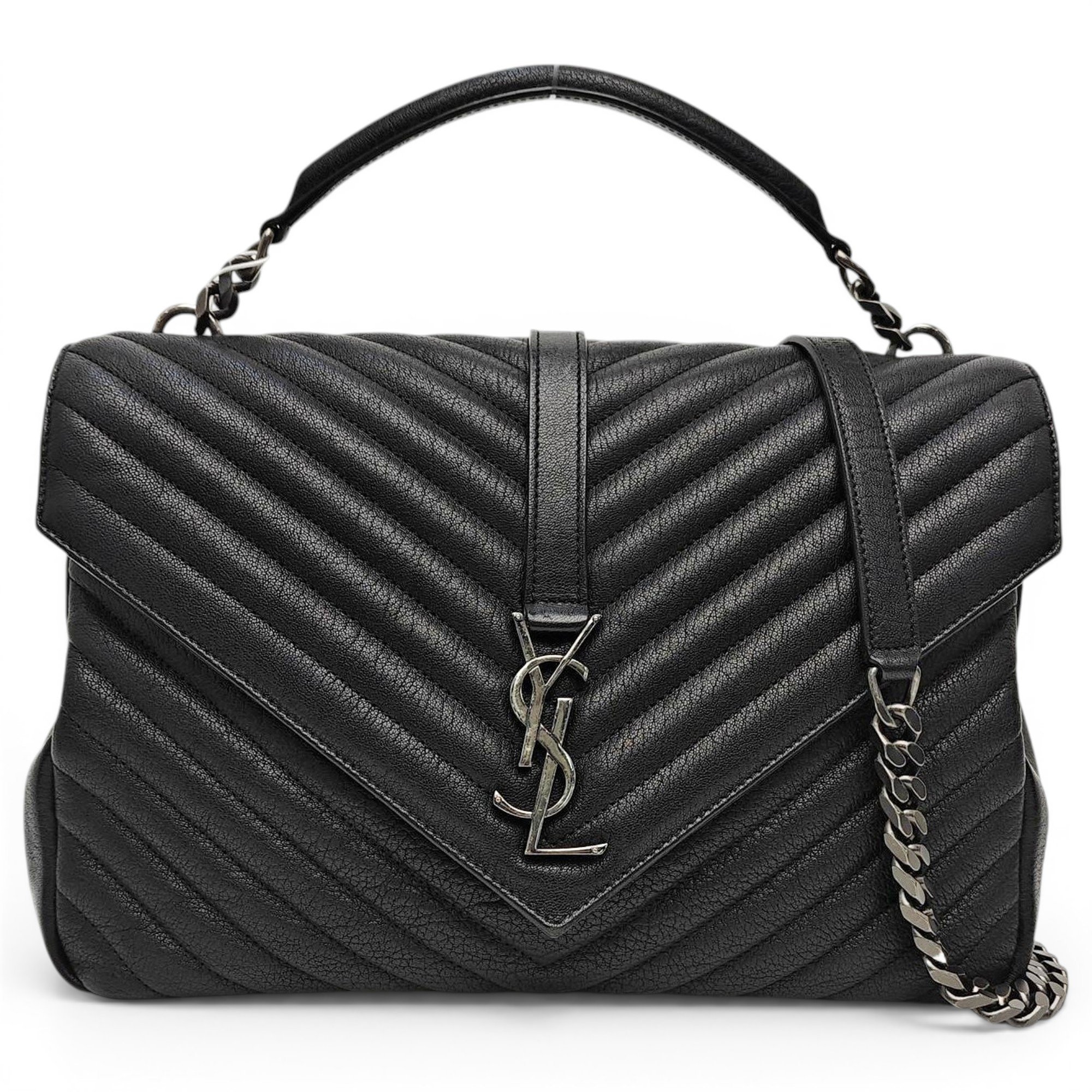 Collége monogramme leather handbag