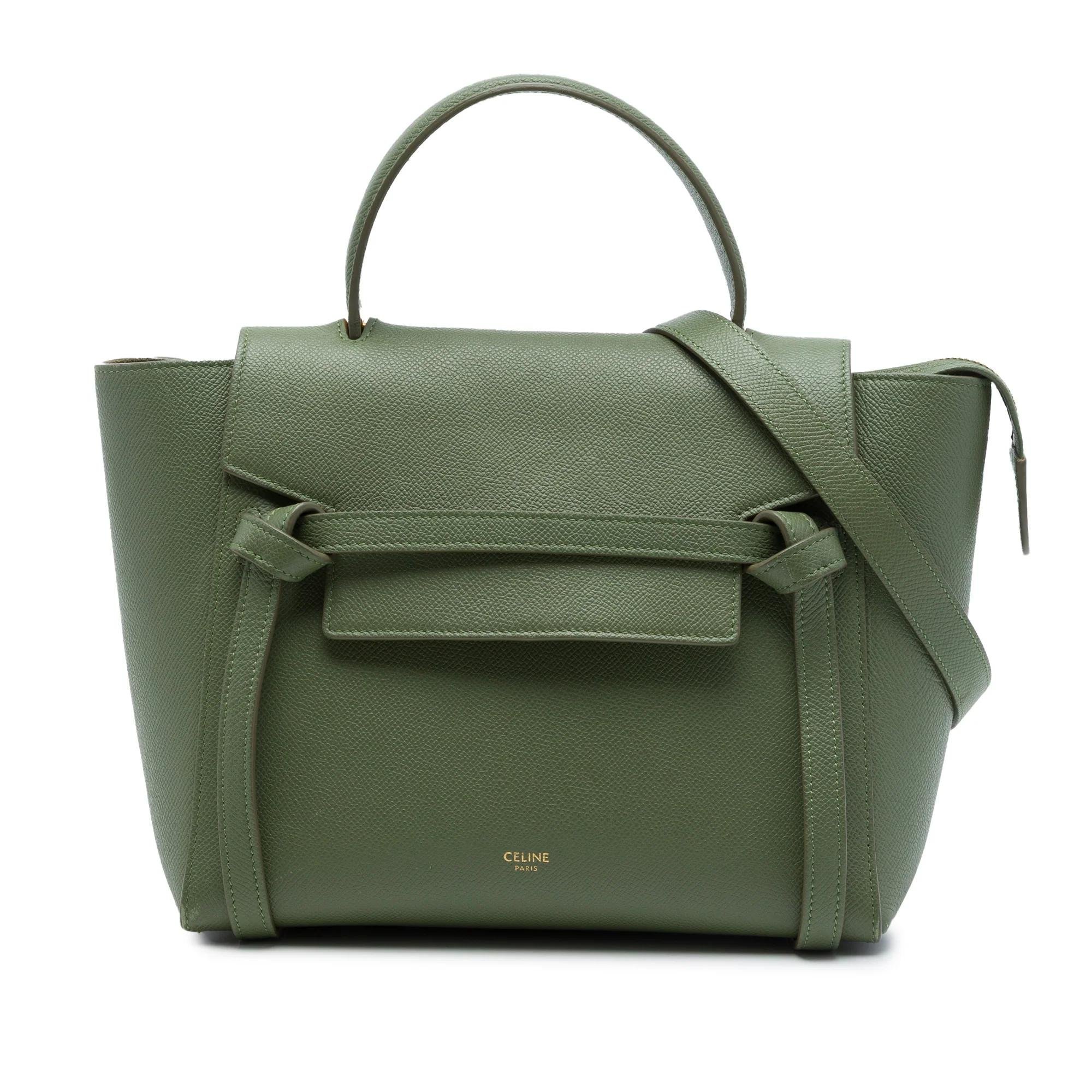 Belt pony-style calfskin handbag