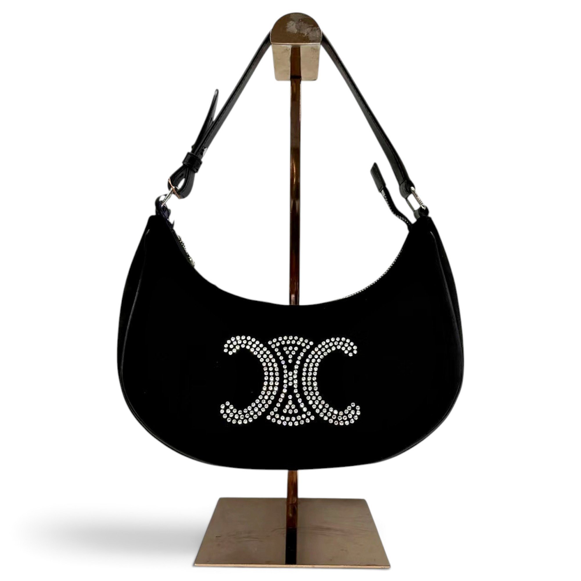 Celine Ava velvet handbag