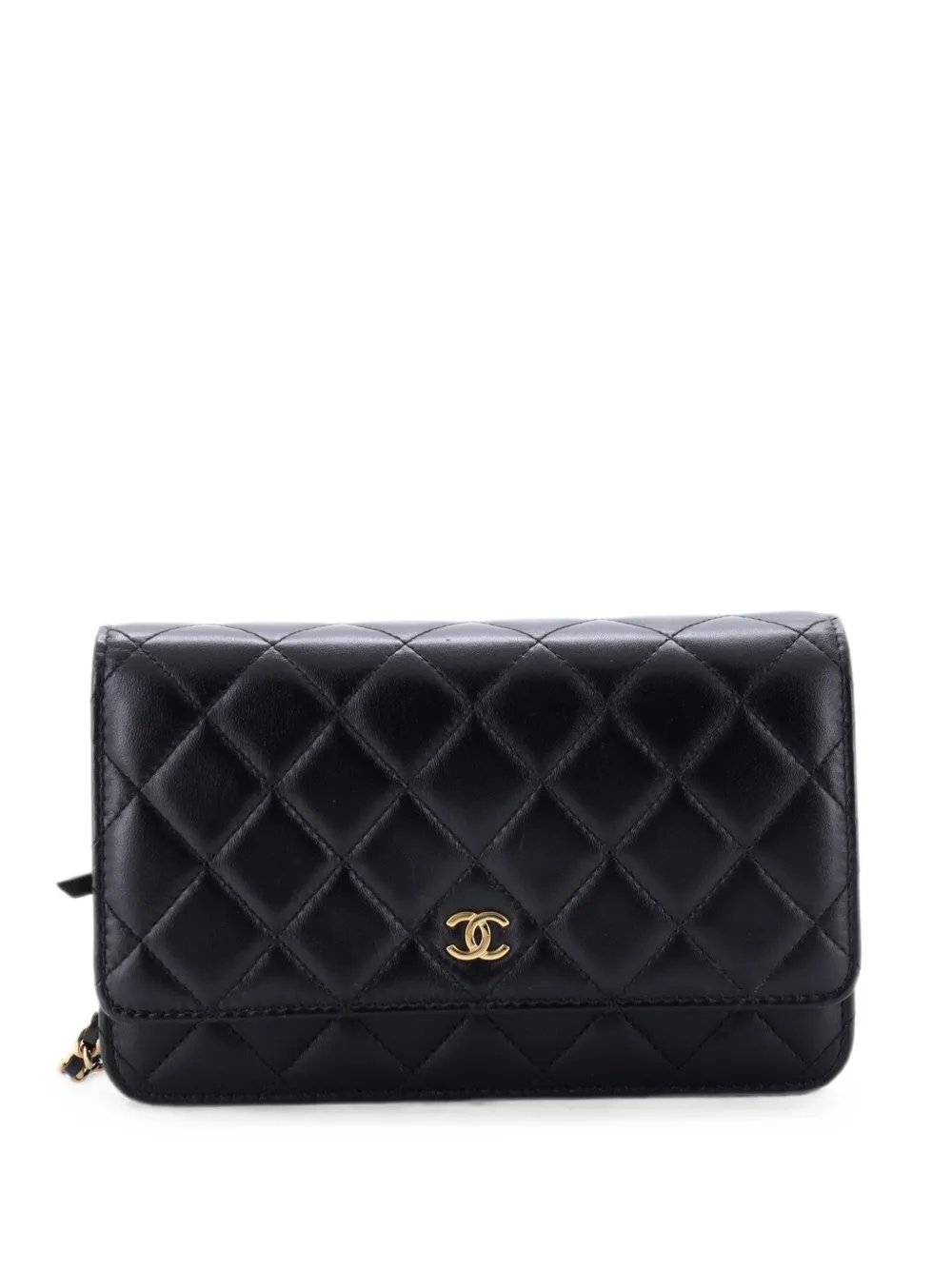 Wallet on Chain Quilted Lambskin crossbody bag