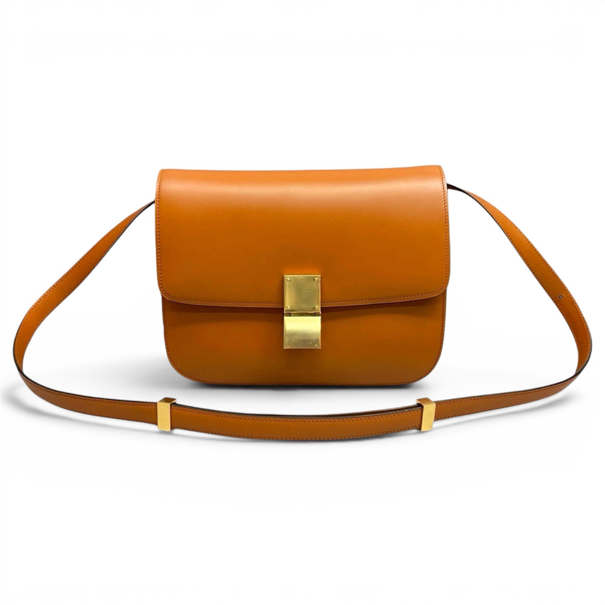 Classic leather handbag