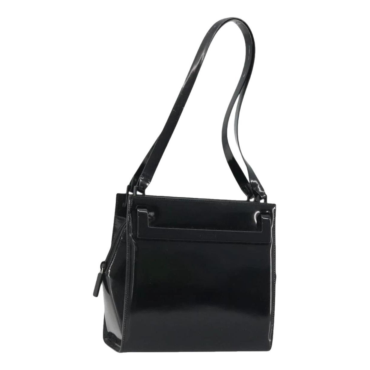Patent leather tote