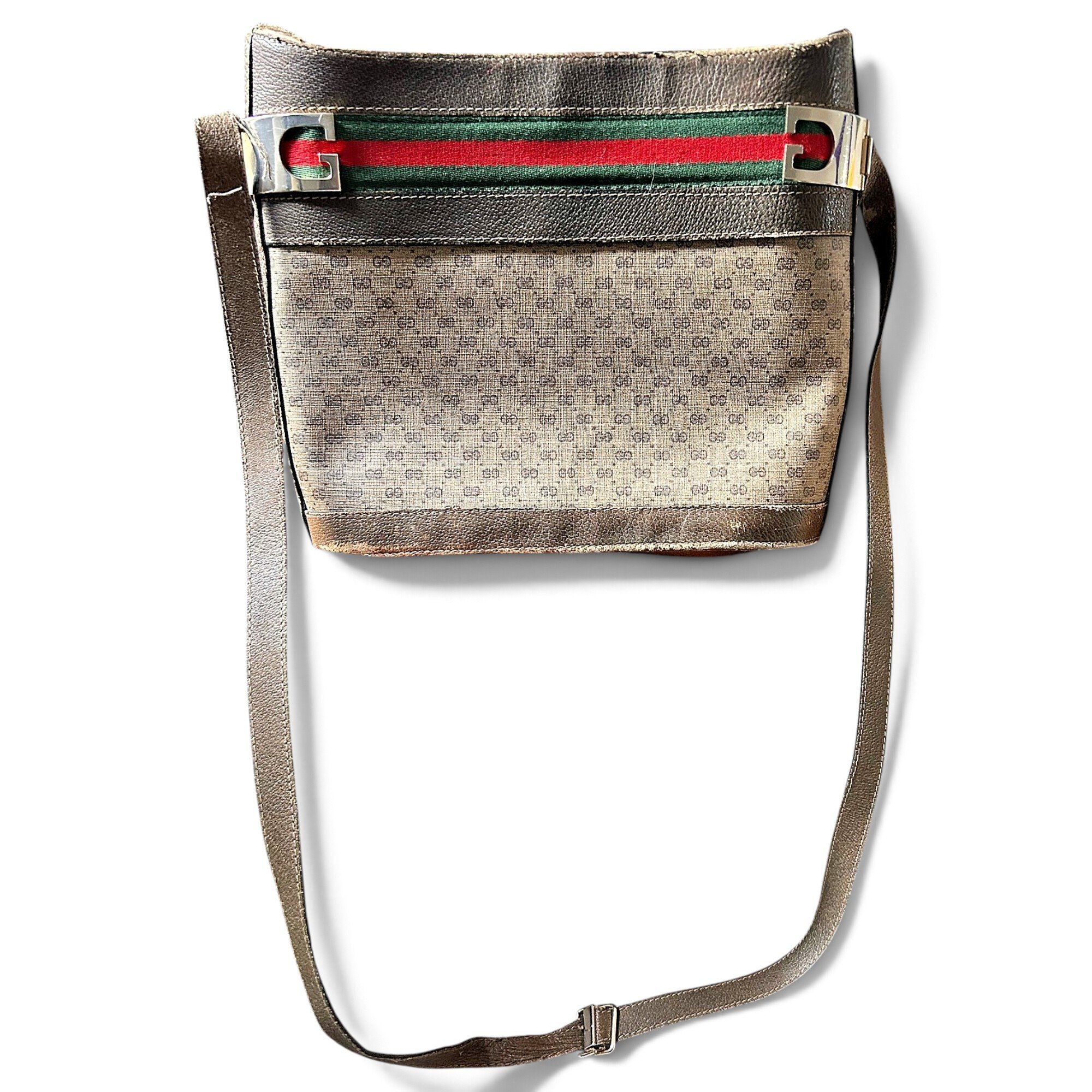 Ophidia leather crossbody bag