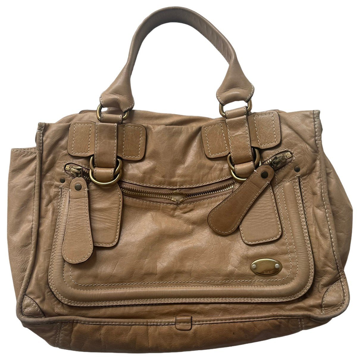 Bay leather handbag