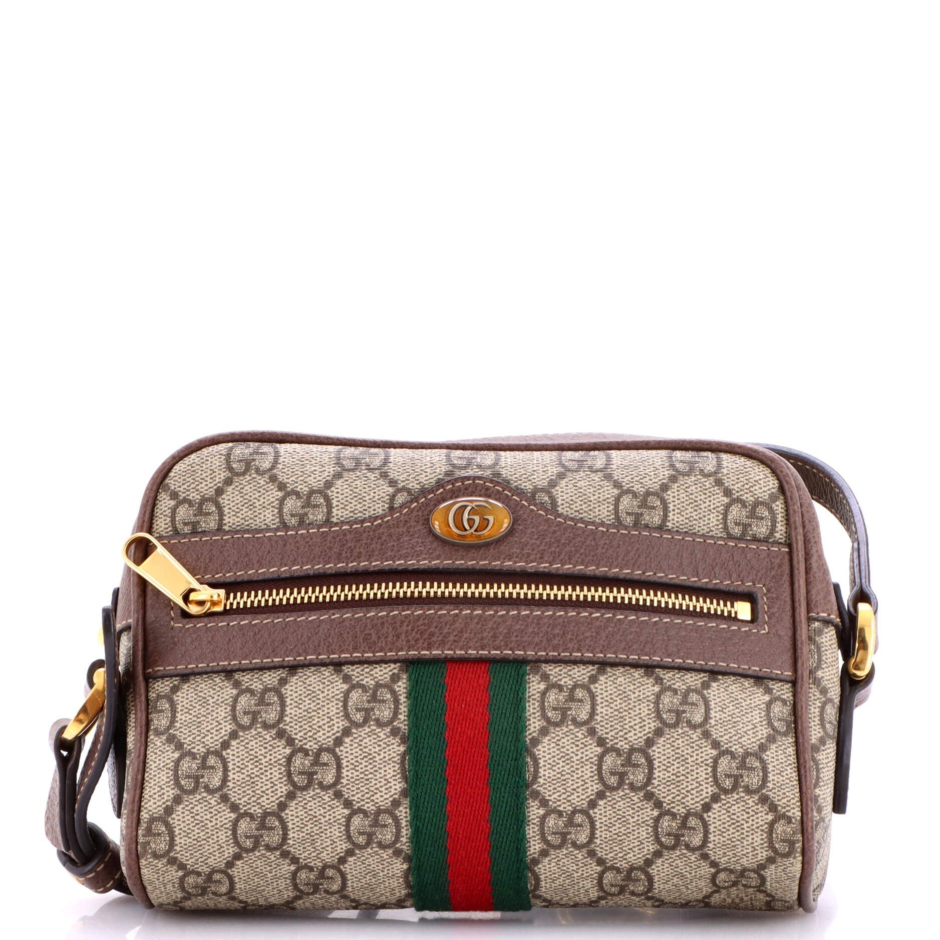 Ophidia Shoulder Bag GG Coated Canvas Mini
