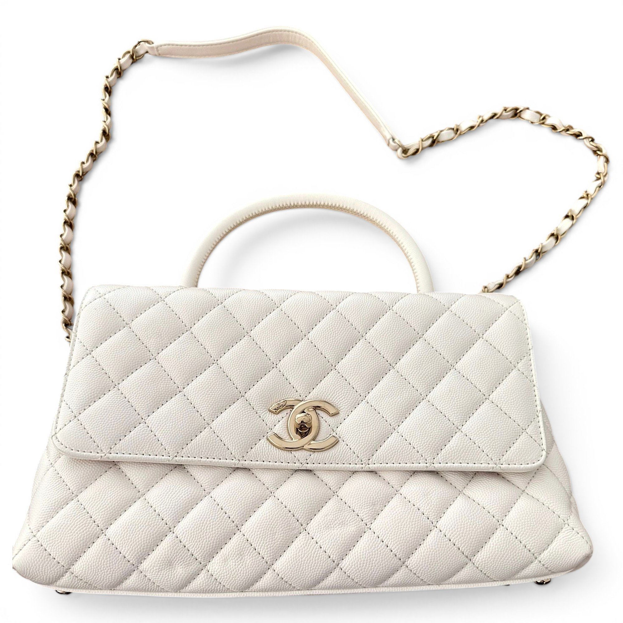 Coco Handle leather handbag