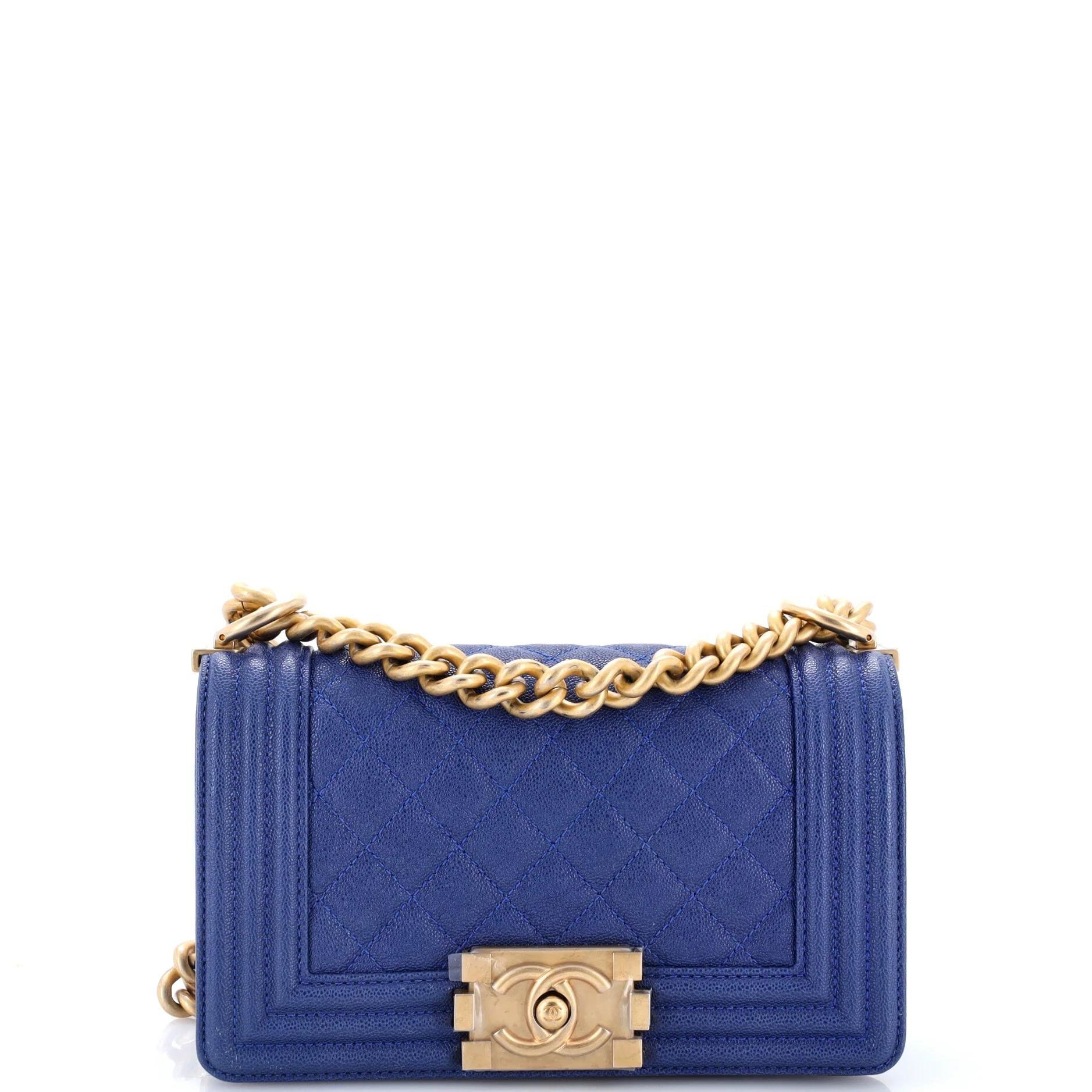 Boy leather crossbody bag