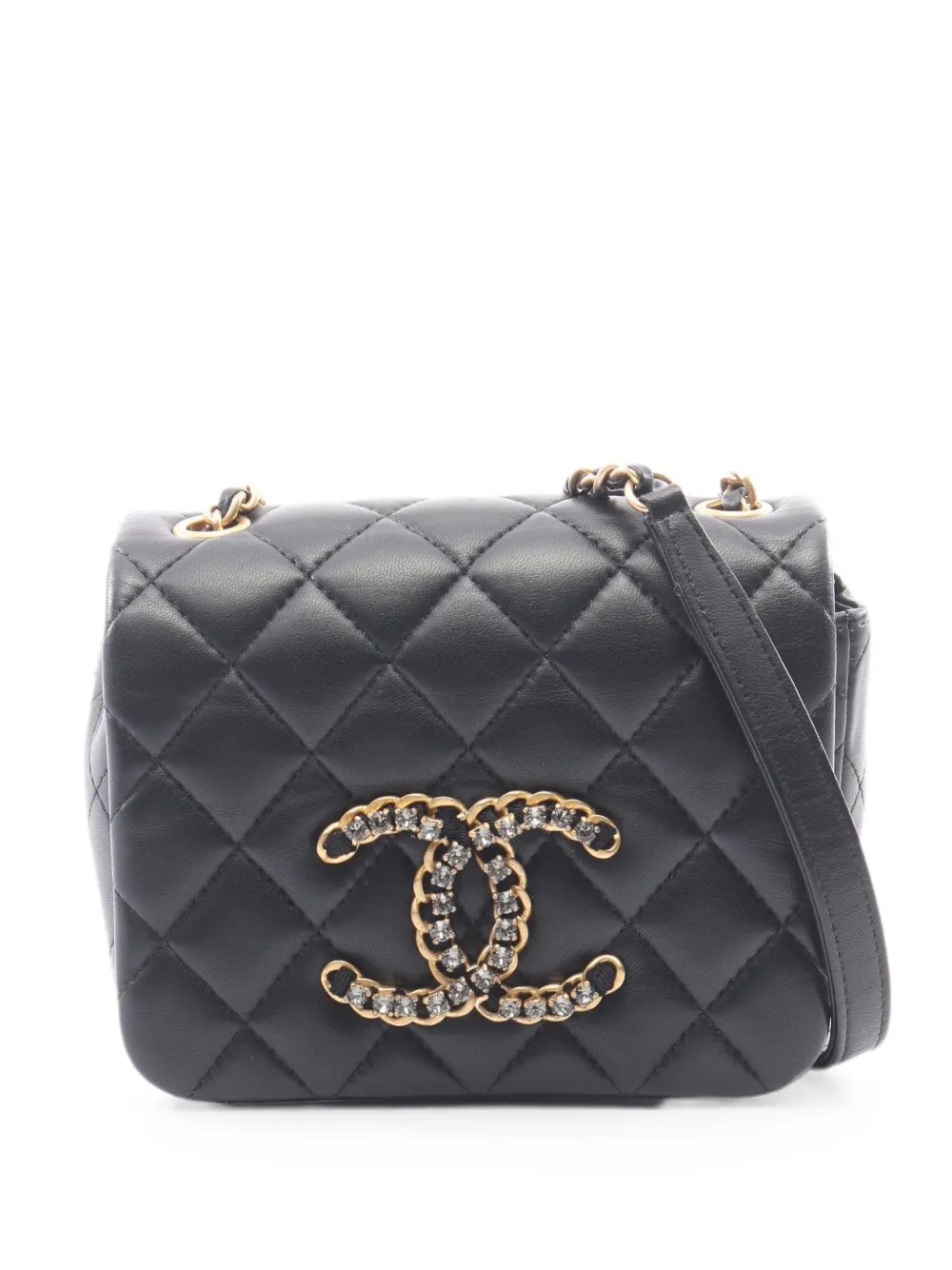 2021 quilted chain-strap mini bag