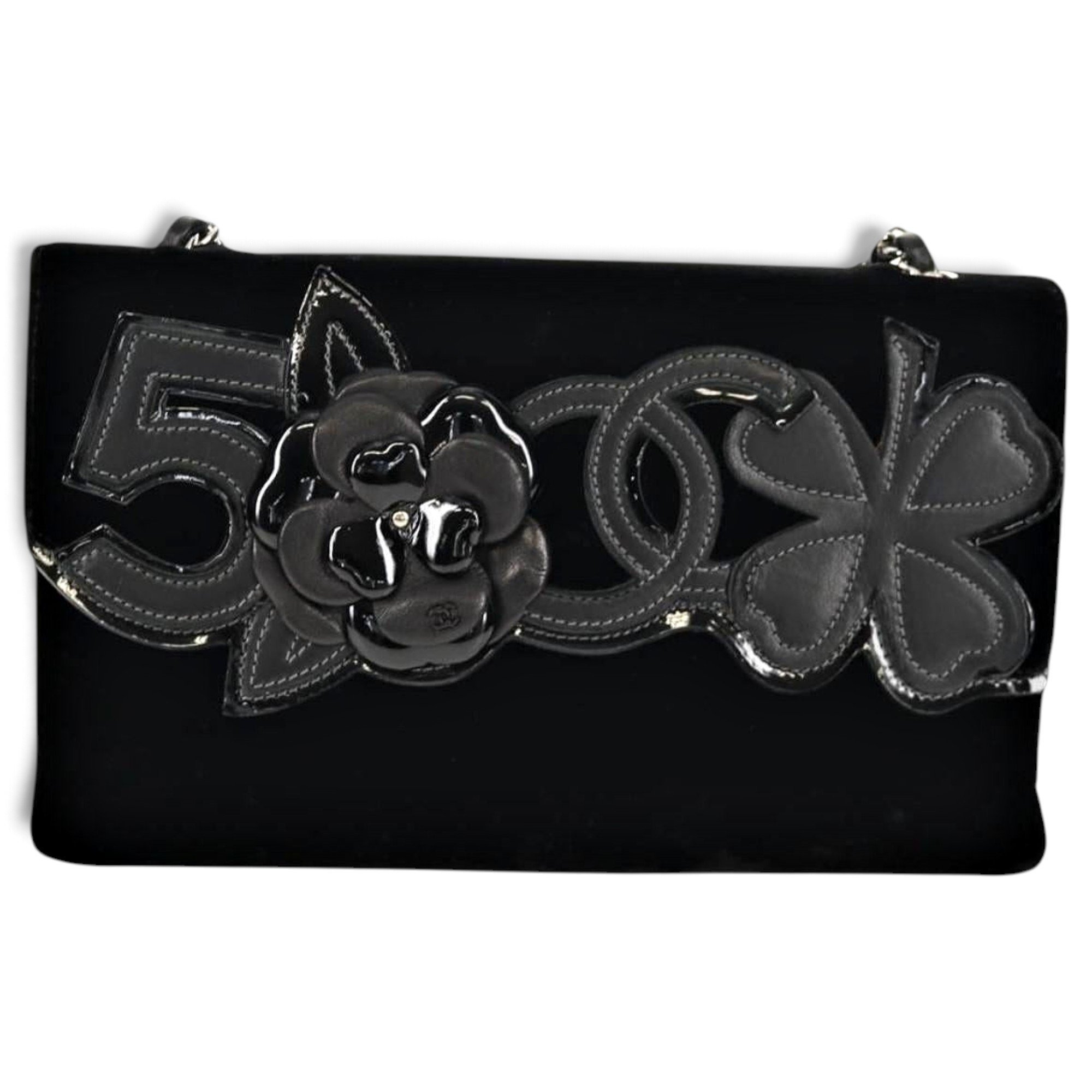 Velvet handbag