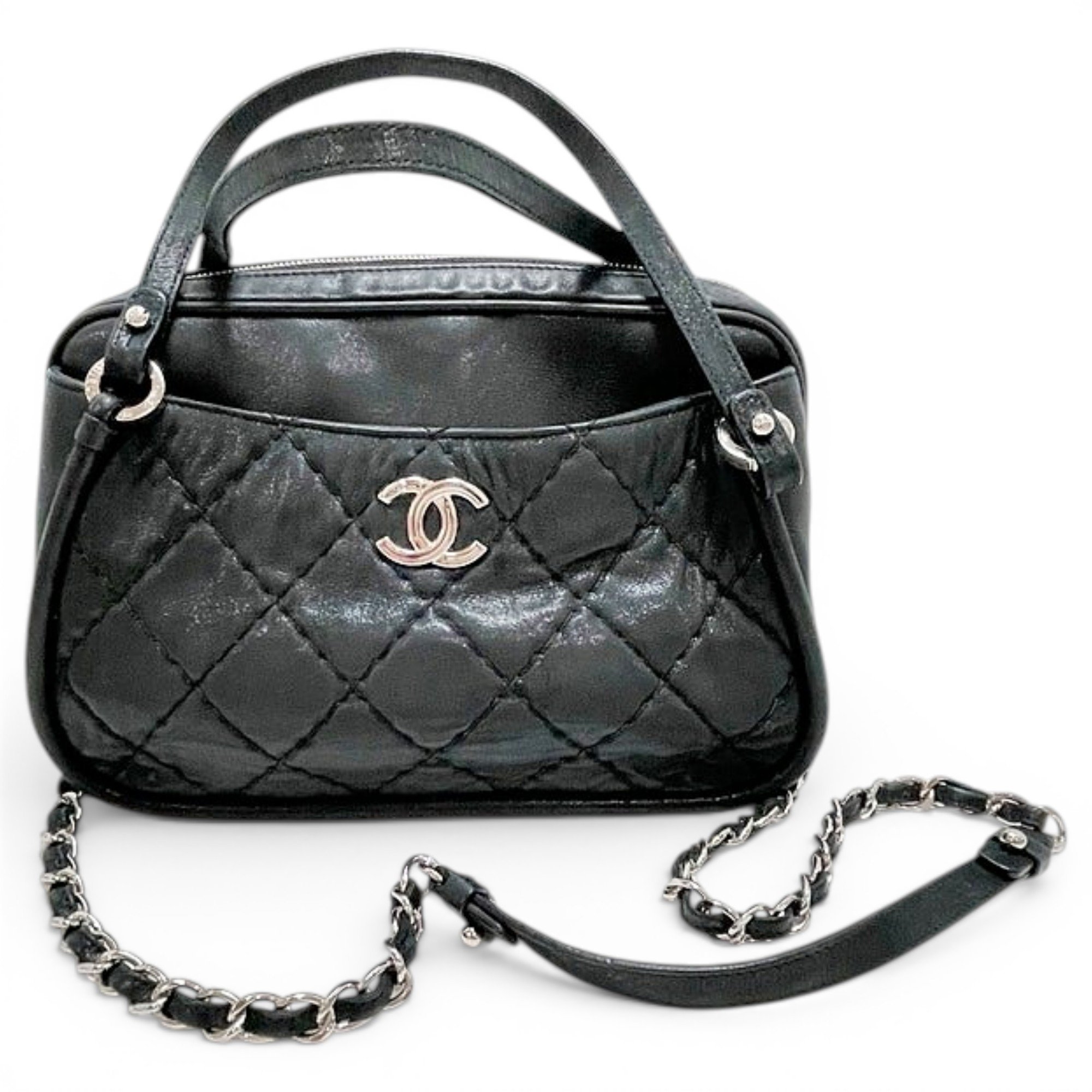 Leather handbag
