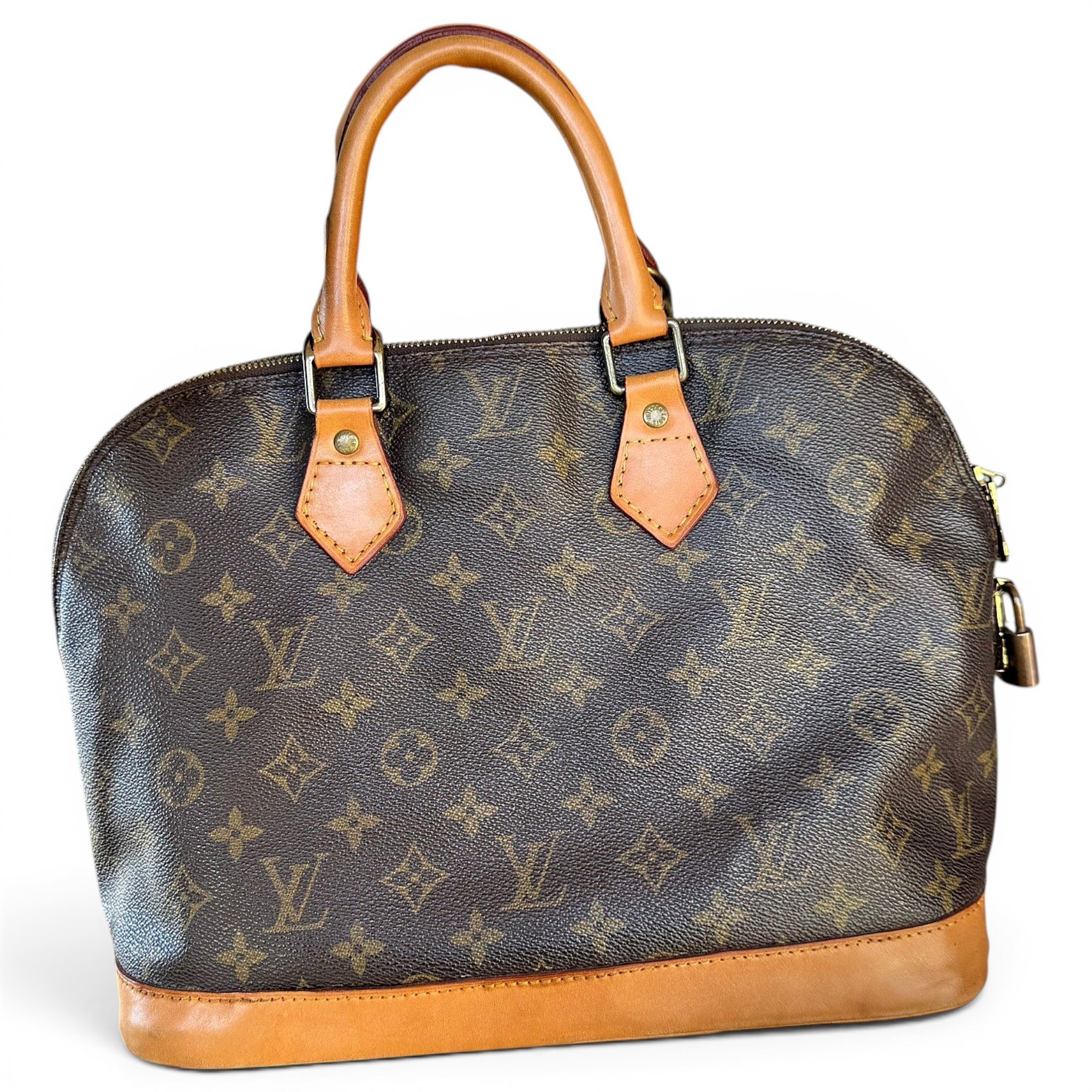 Alma leather handbag
