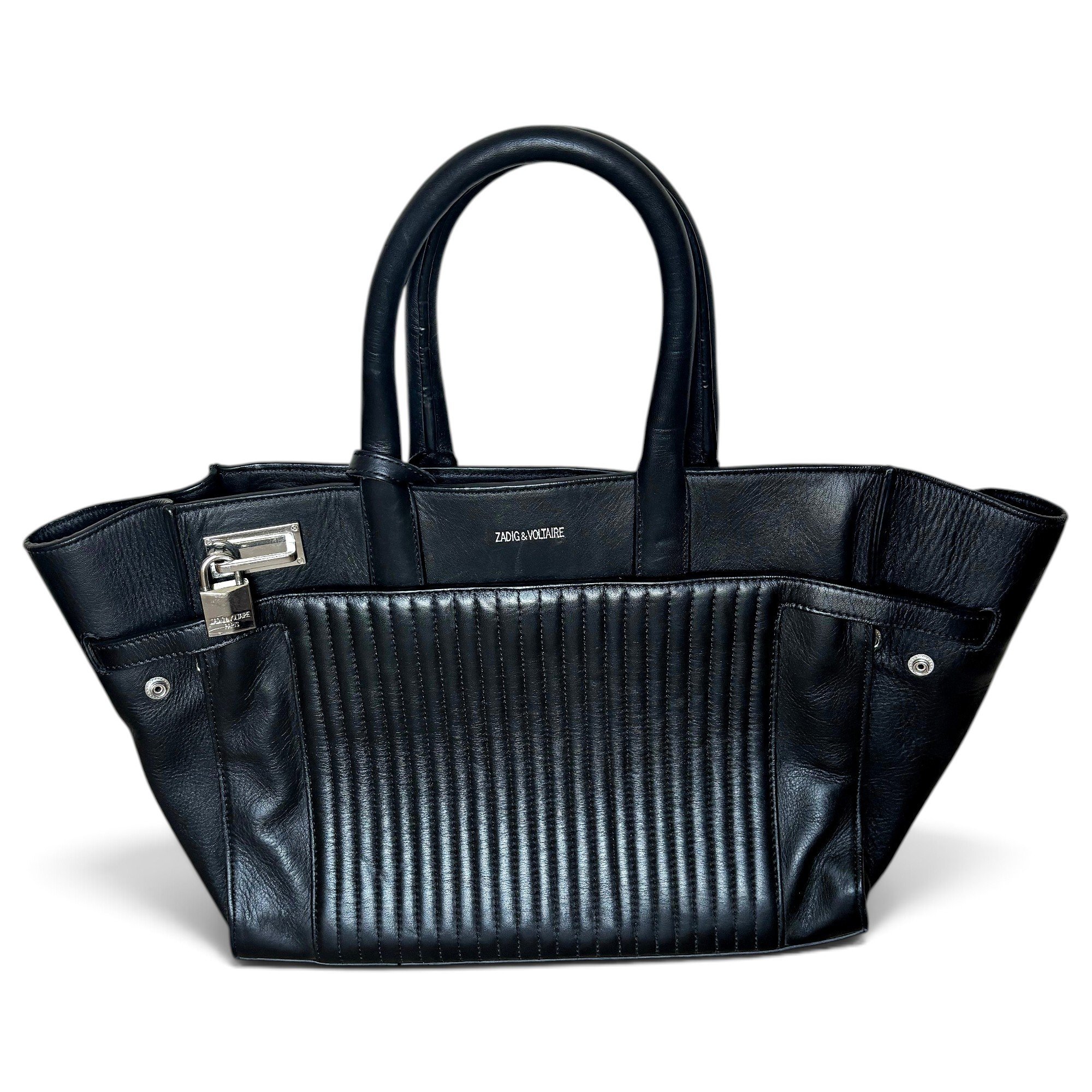 Candide leather handbag