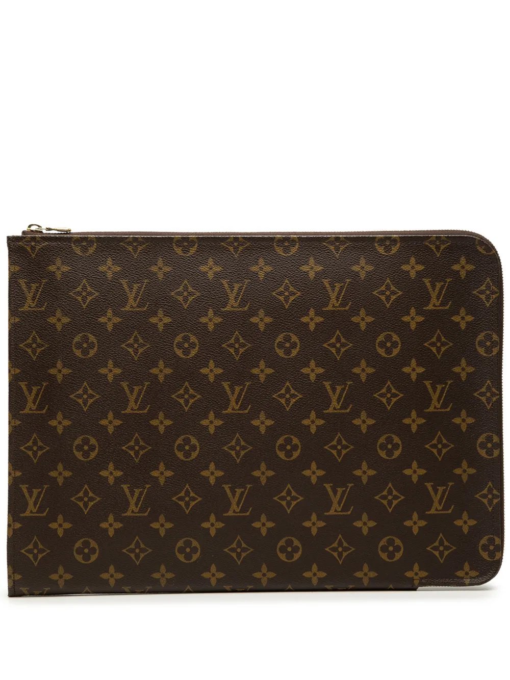 2001 Monogram Poche Documents Portfolio business bag