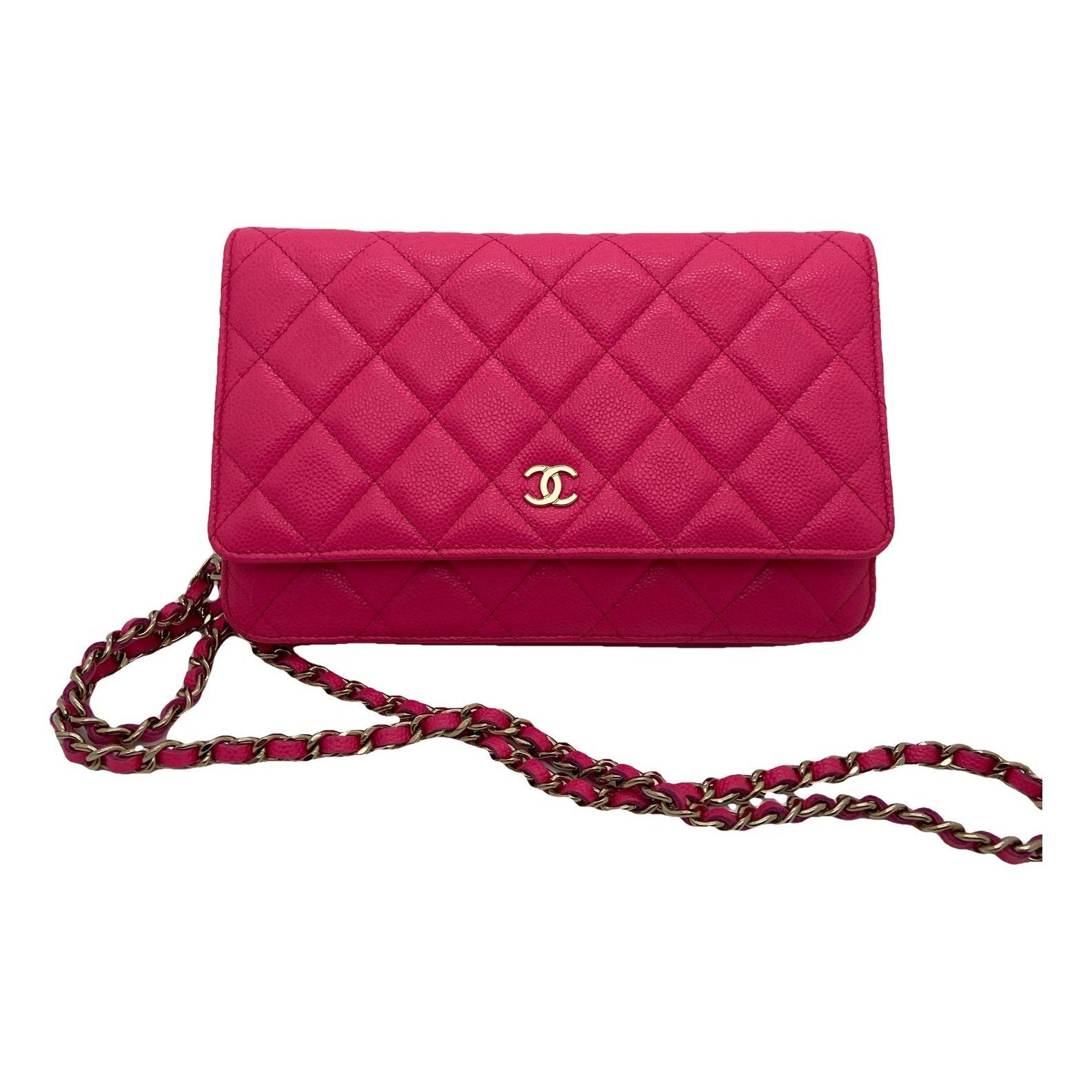Wallet On Chain Timeless/Classique leather crossbody bag
