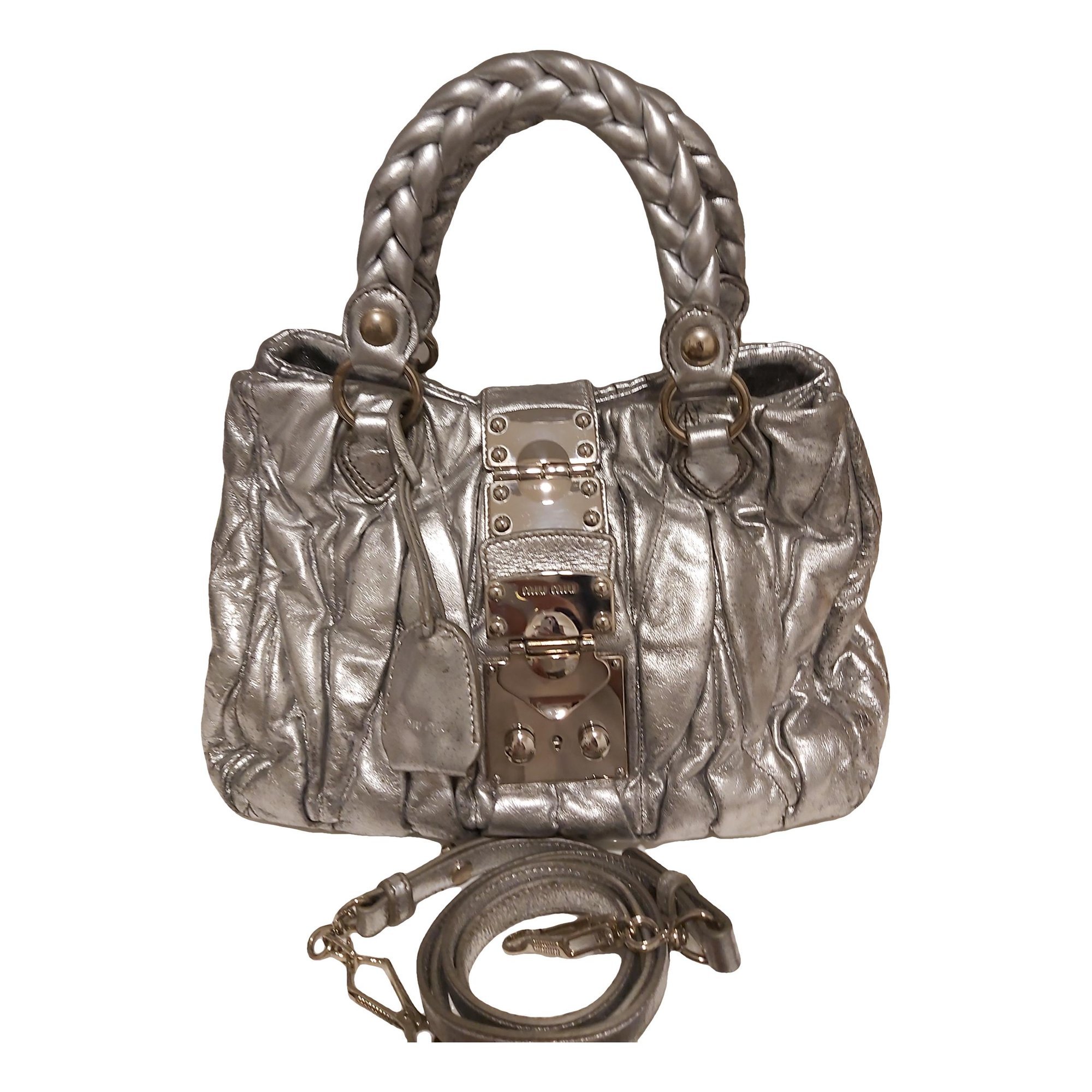 Miu Miu Matelassé leather handbag