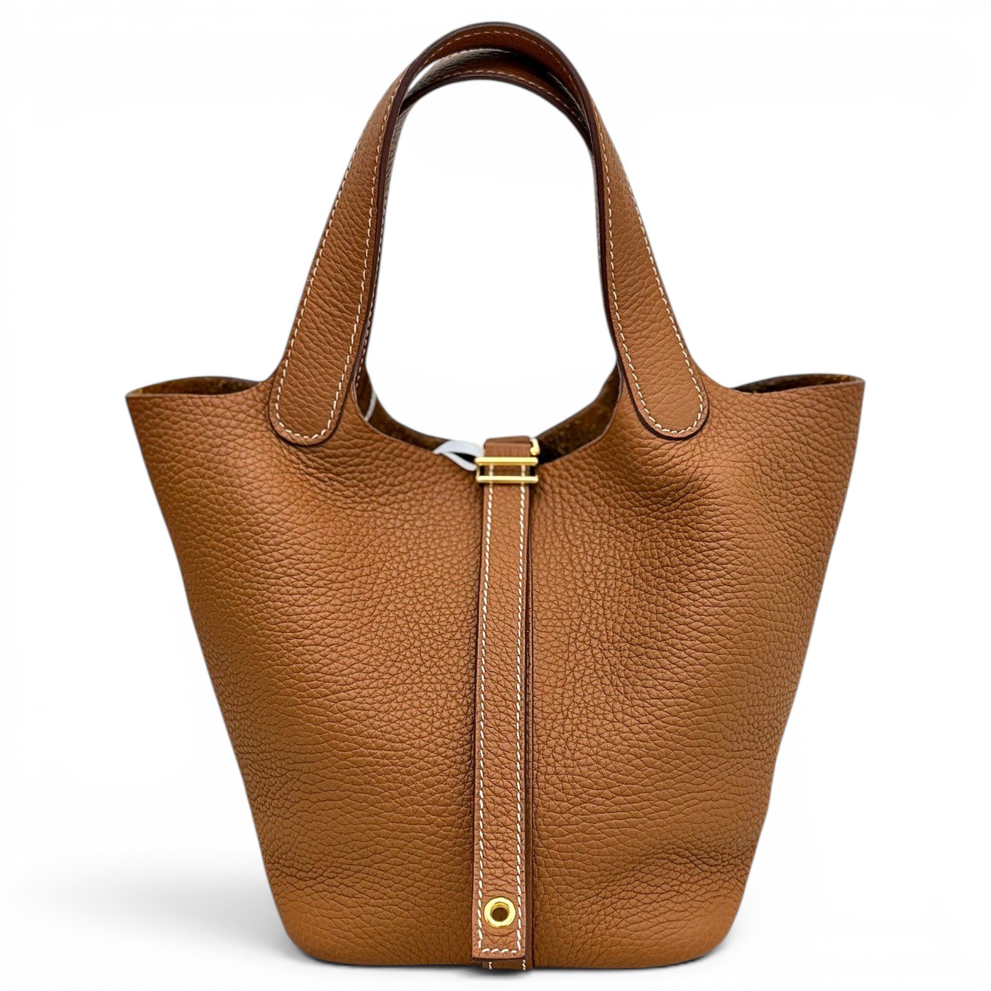 Picotin leather handbag