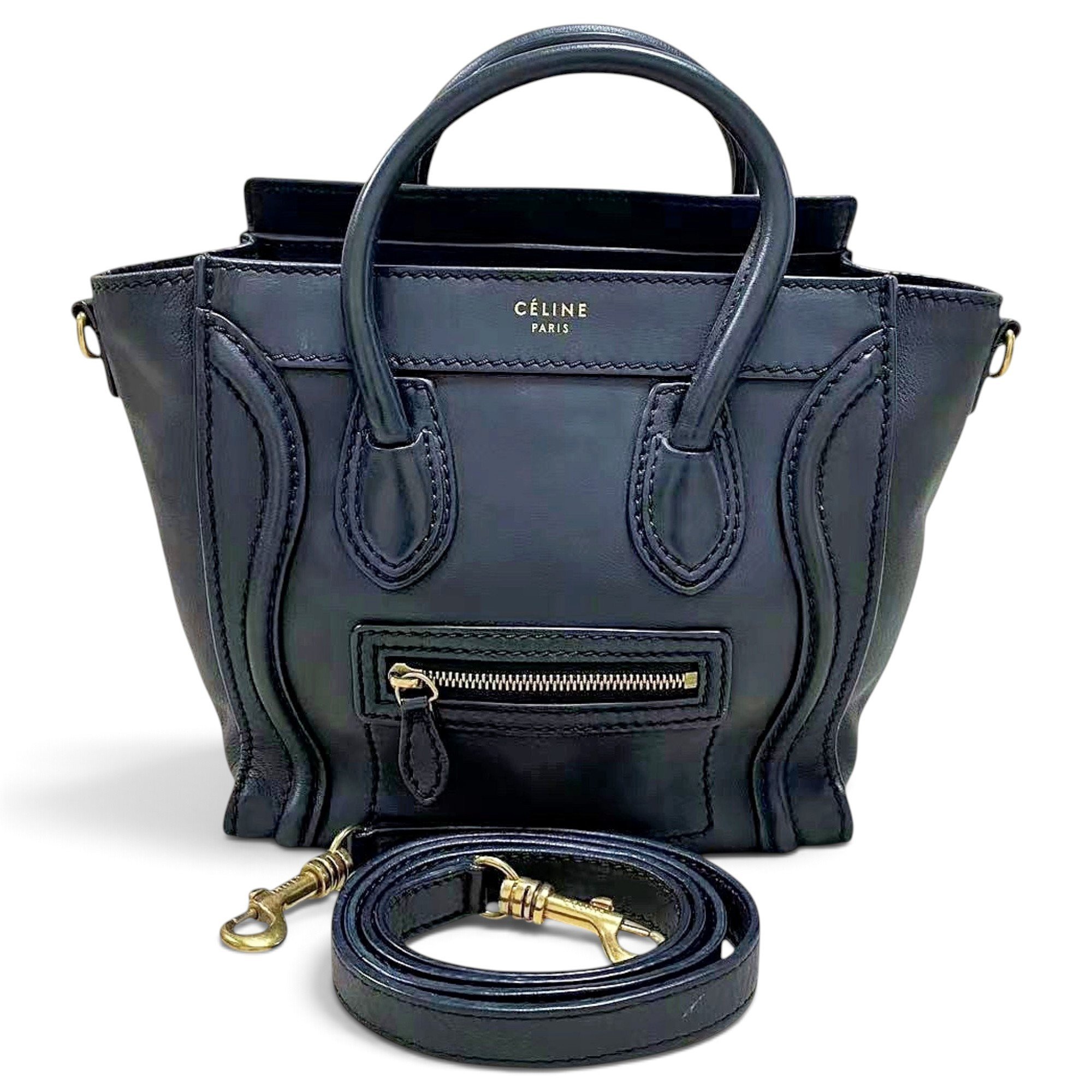 Nano Luggage leather handbag
