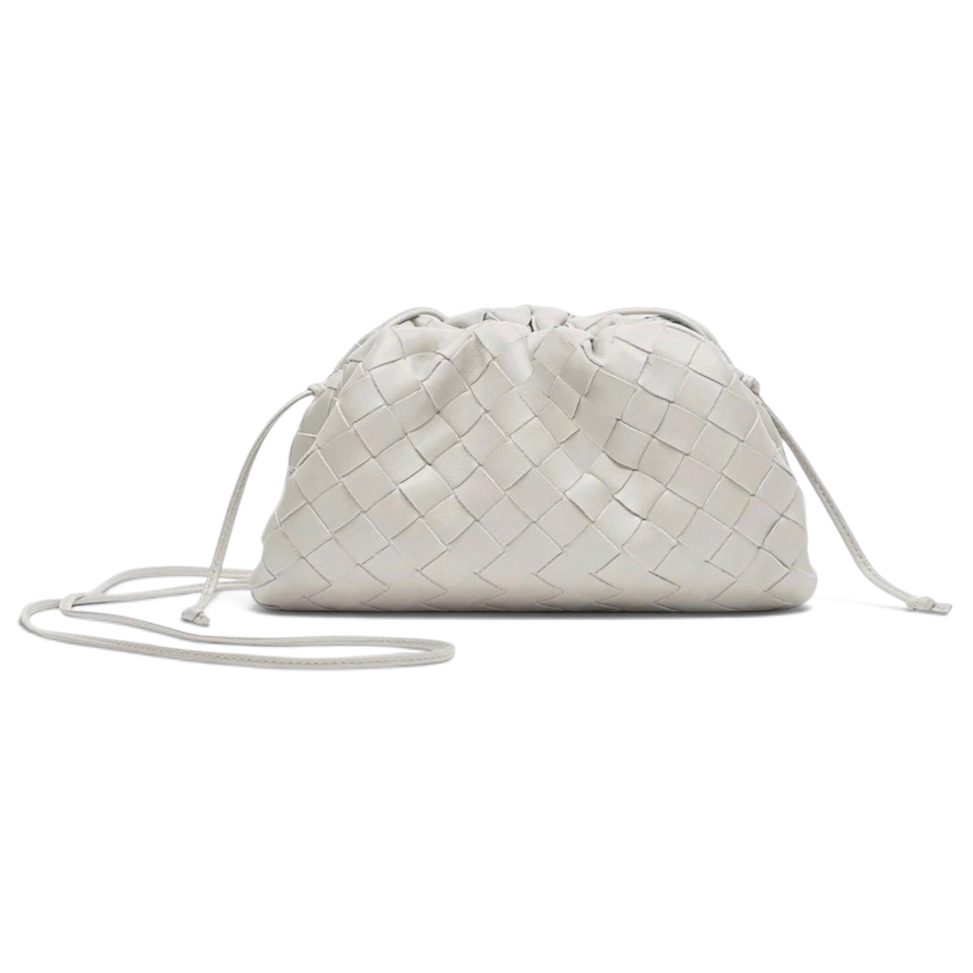 Pouch leather crossbody bag