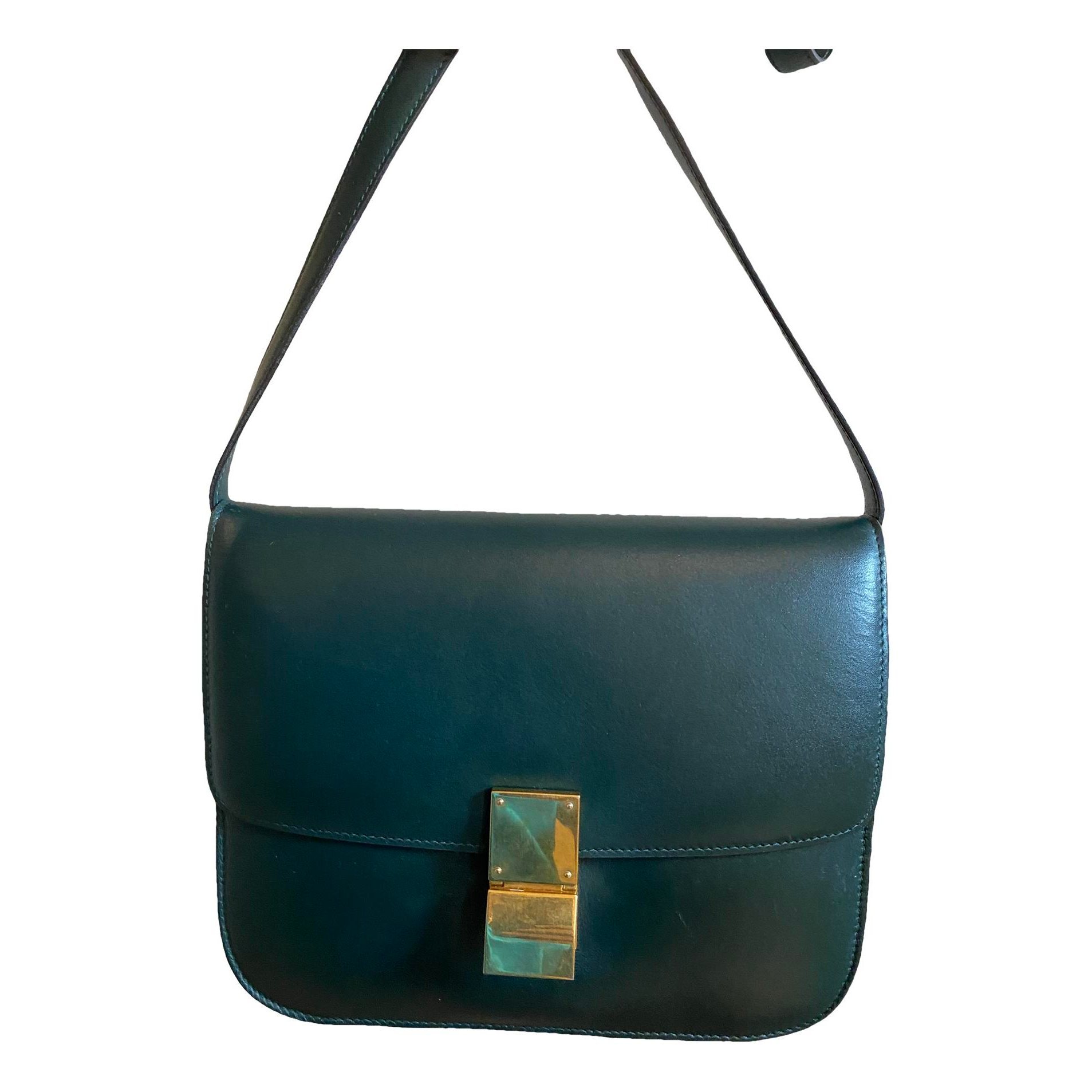 Classic leather crossbody bag