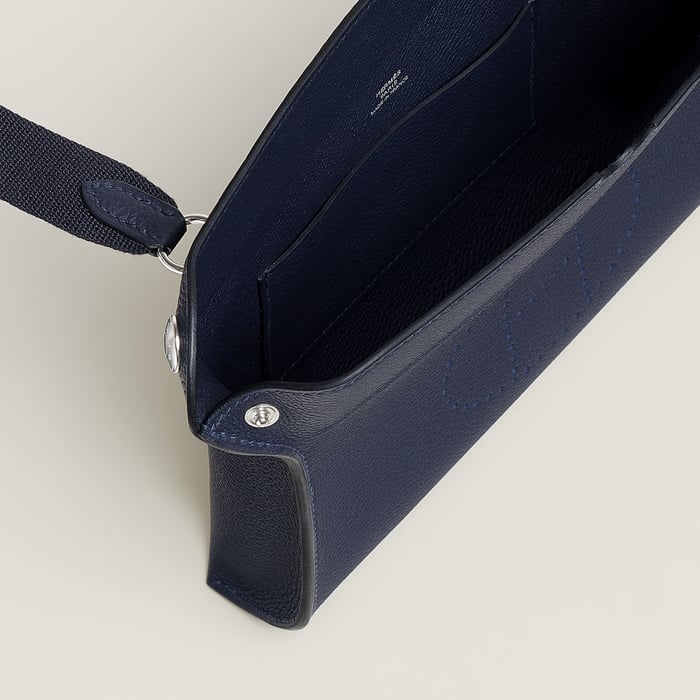 Bleu Nuit Hermès Videpoches Bag