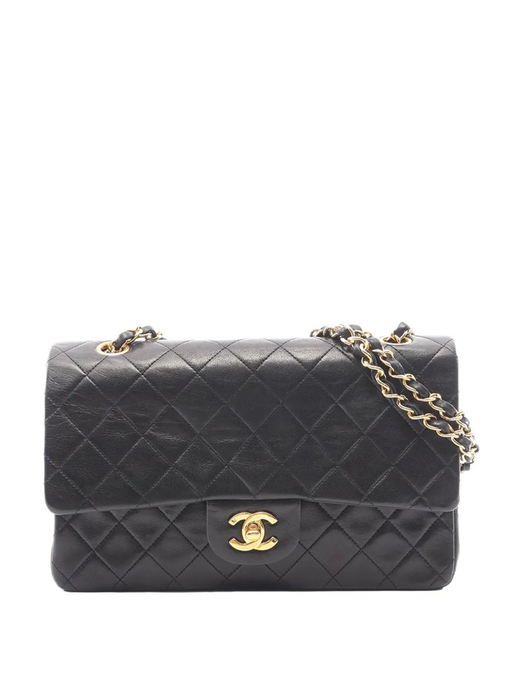 1989-1991 Quilted Lambskin Double Flap shoulder bag