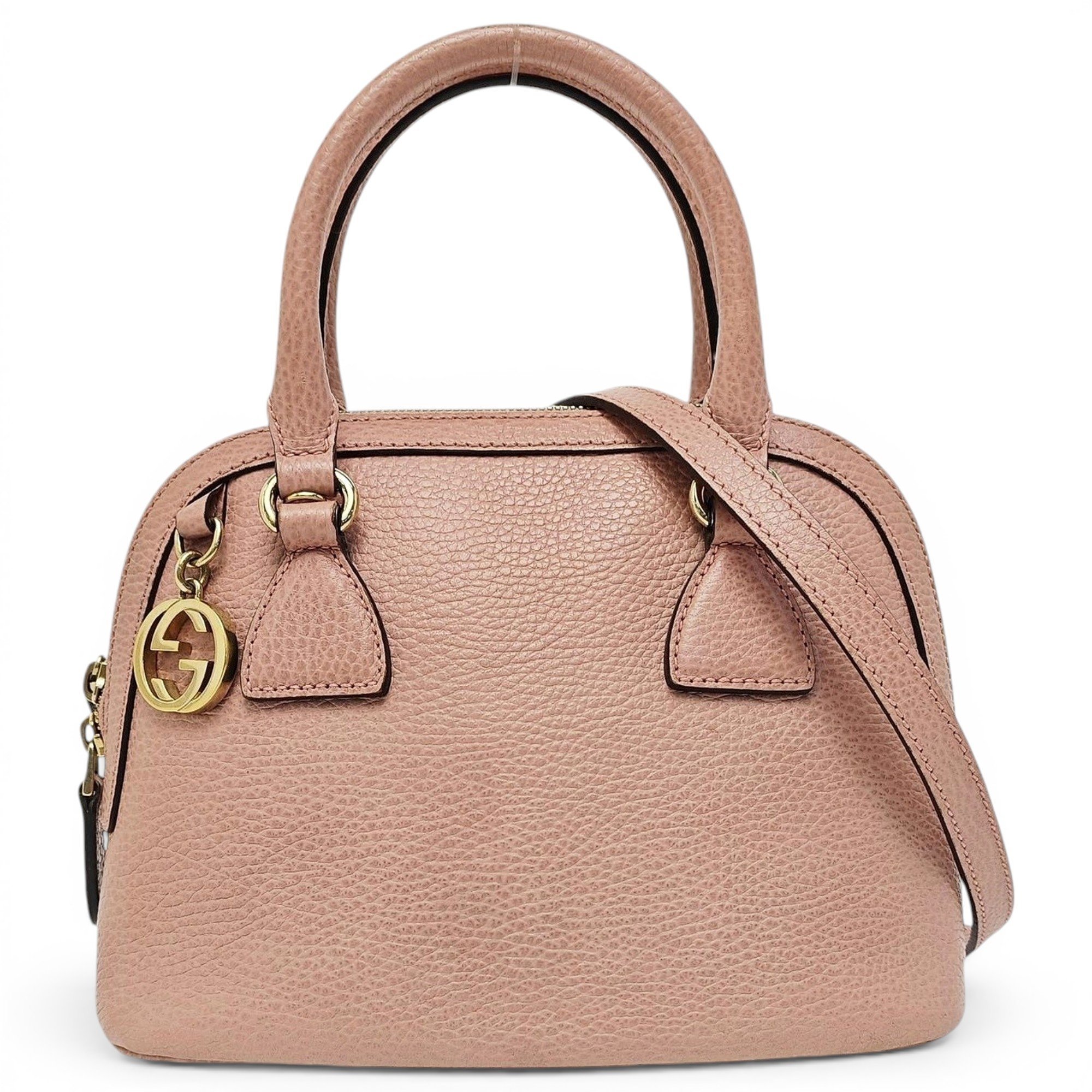 Ophidia Dome leather handbag