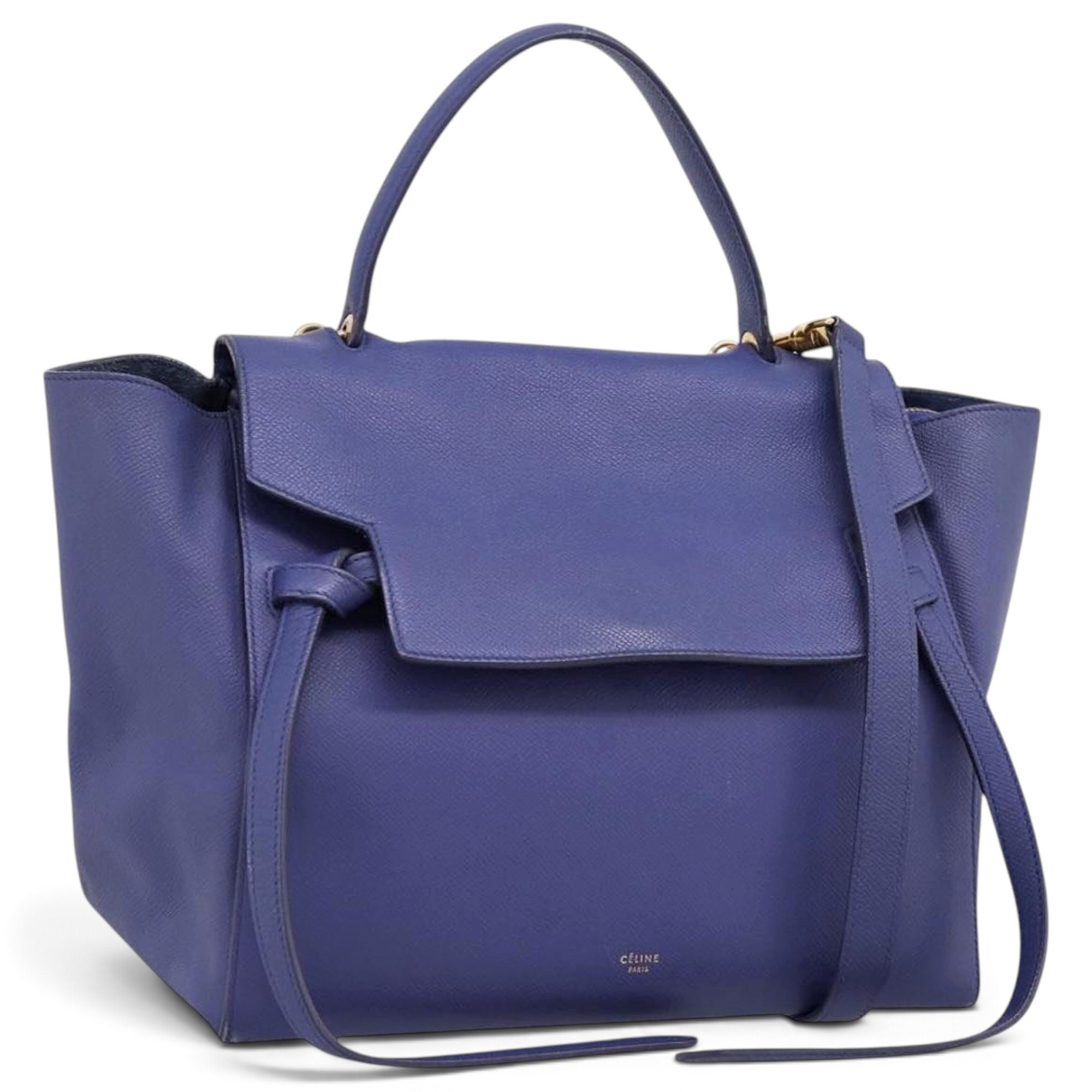 Belt leather handbag