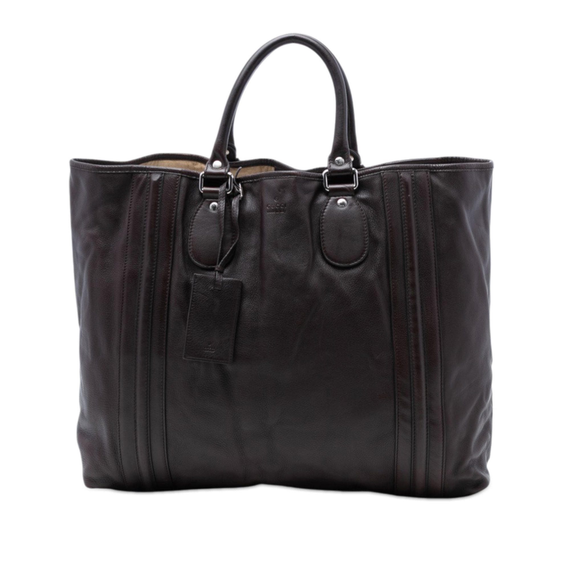 Leather handbag