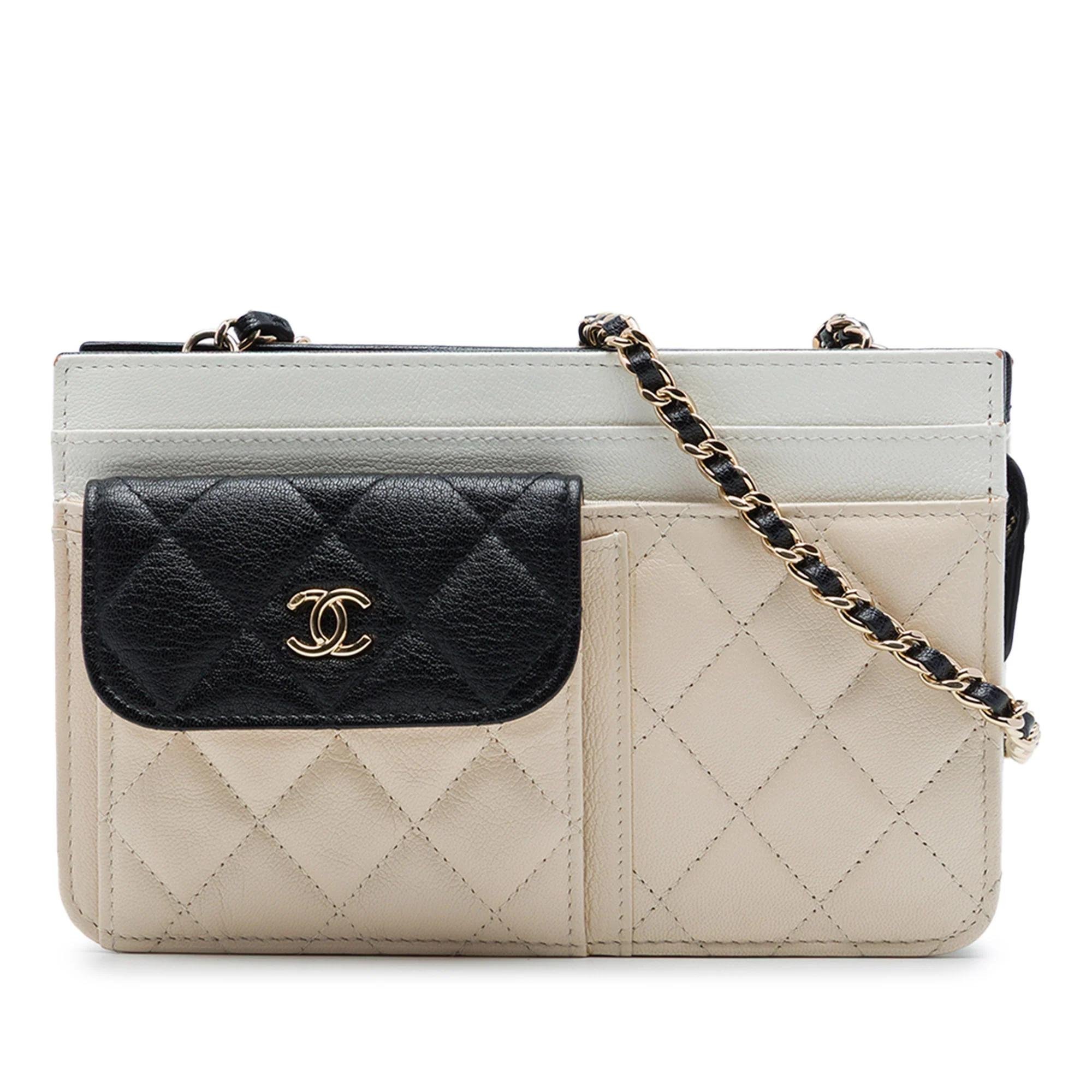 Wallet On Chain Timeless/Classique leather handbag