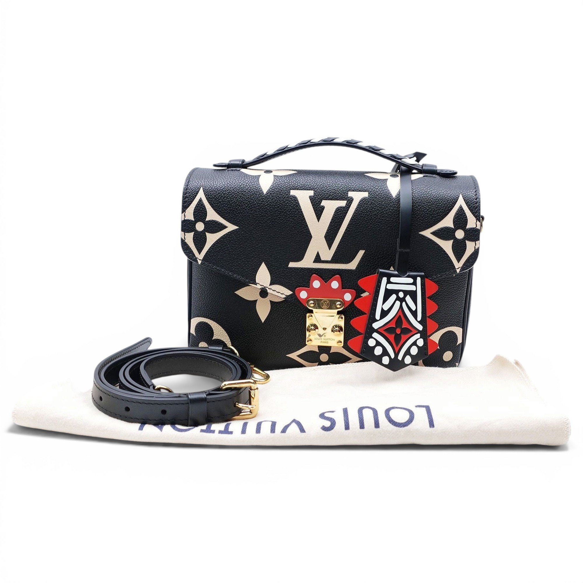Metis leather handbag