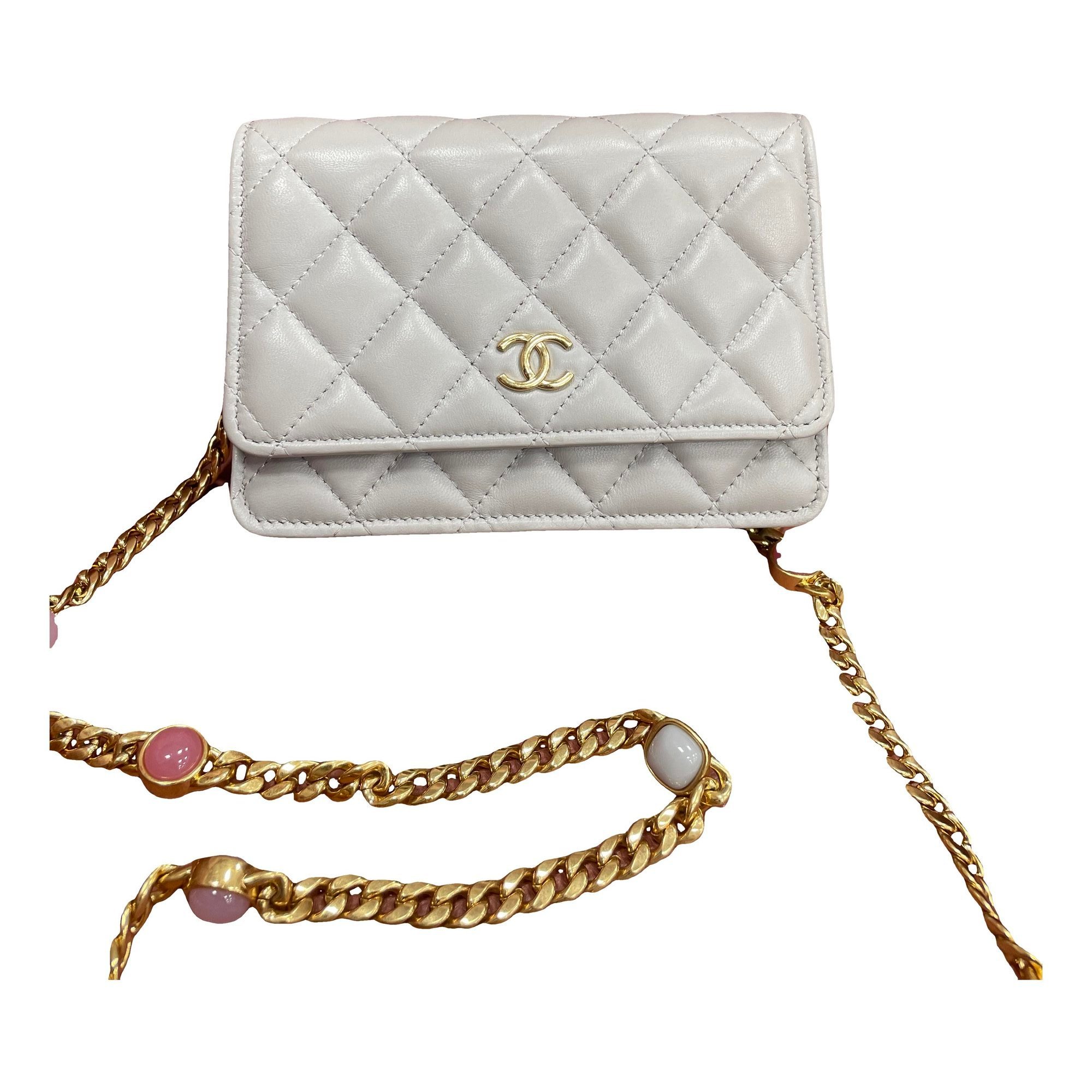 Wallet On Chain Timeless/Classique leather handbag