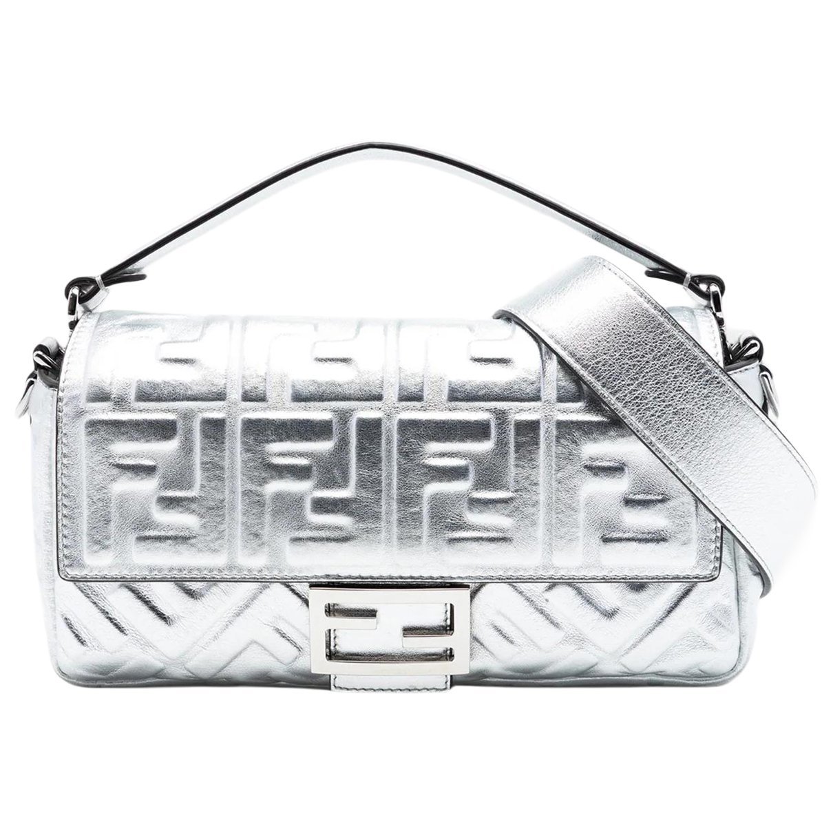 Baguette leather satchel