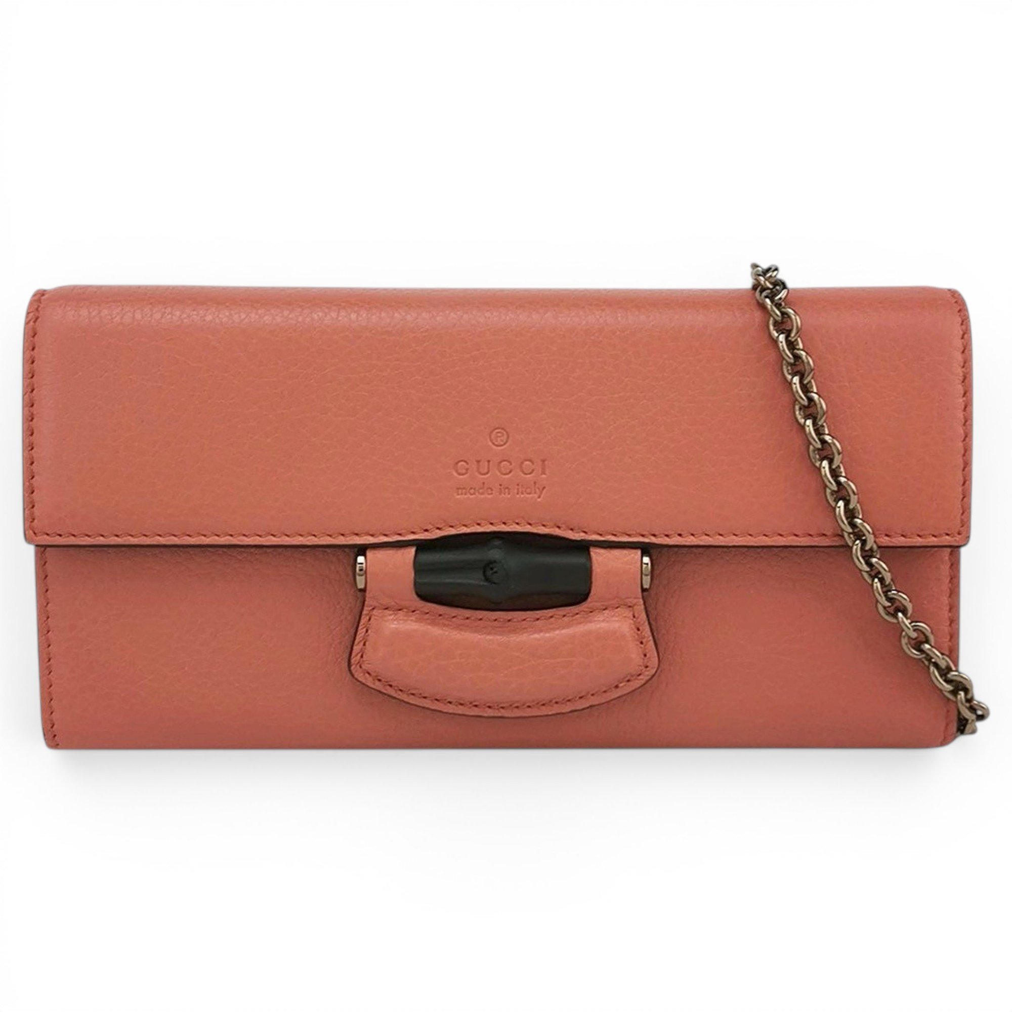 Bamboo leather handbag