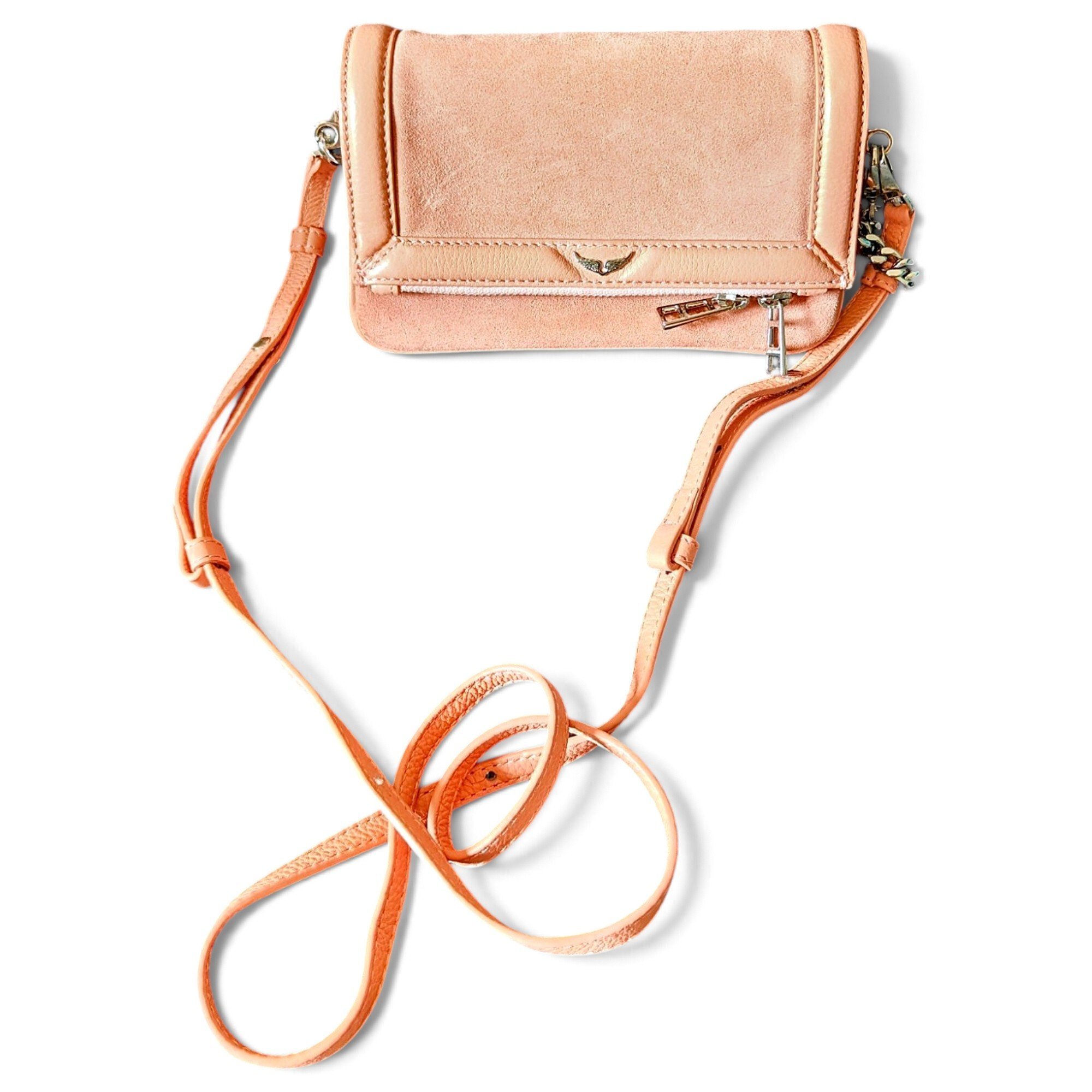 Rock leather crossbody bag