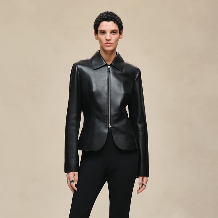 Noir Veste Équestre