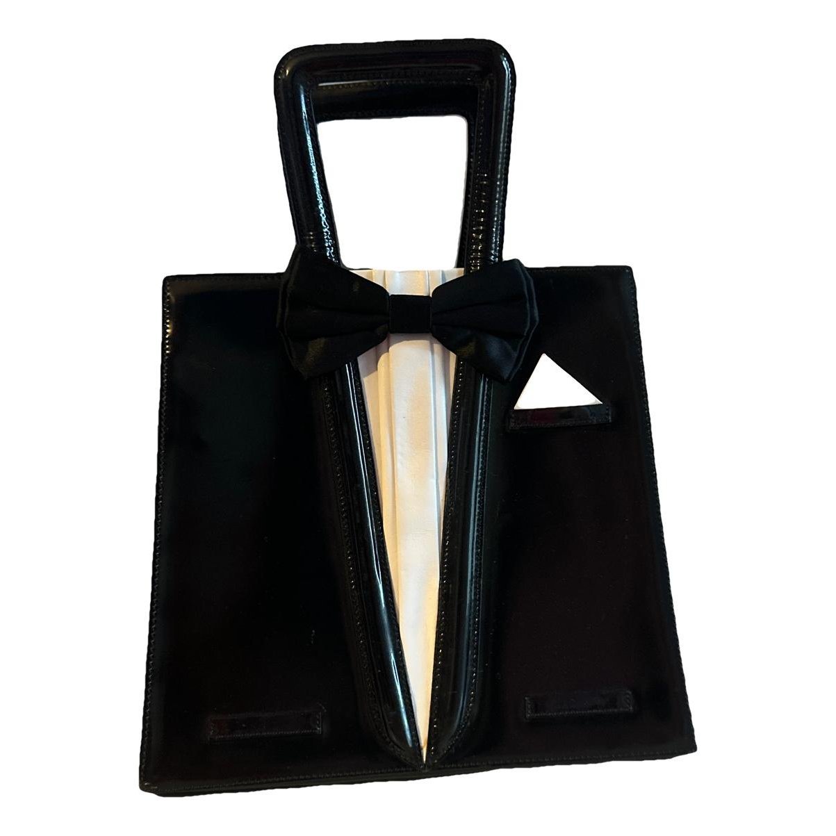 Biker leather handbag